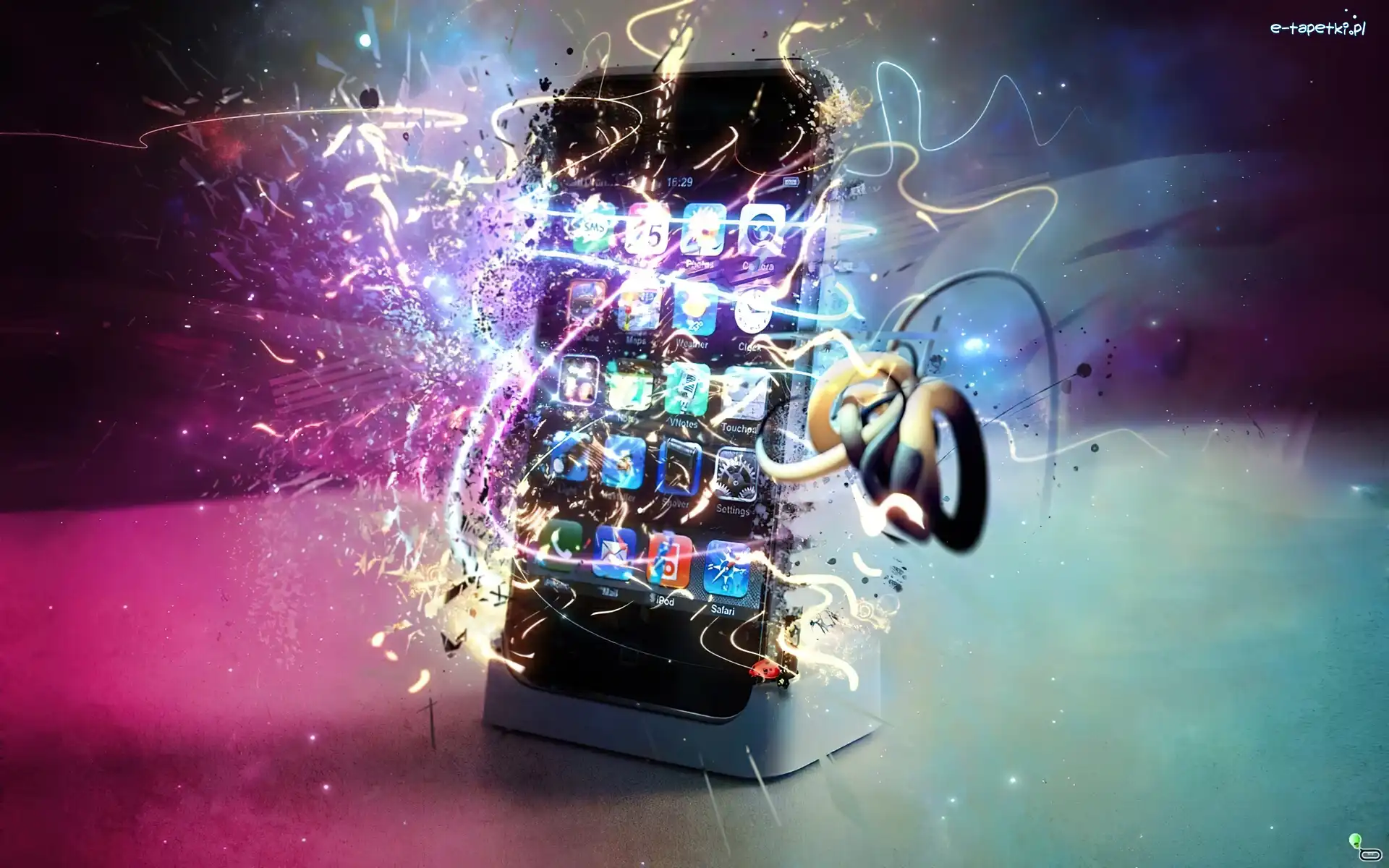 Samsung, Ikonki, Kolorowe, Telefon