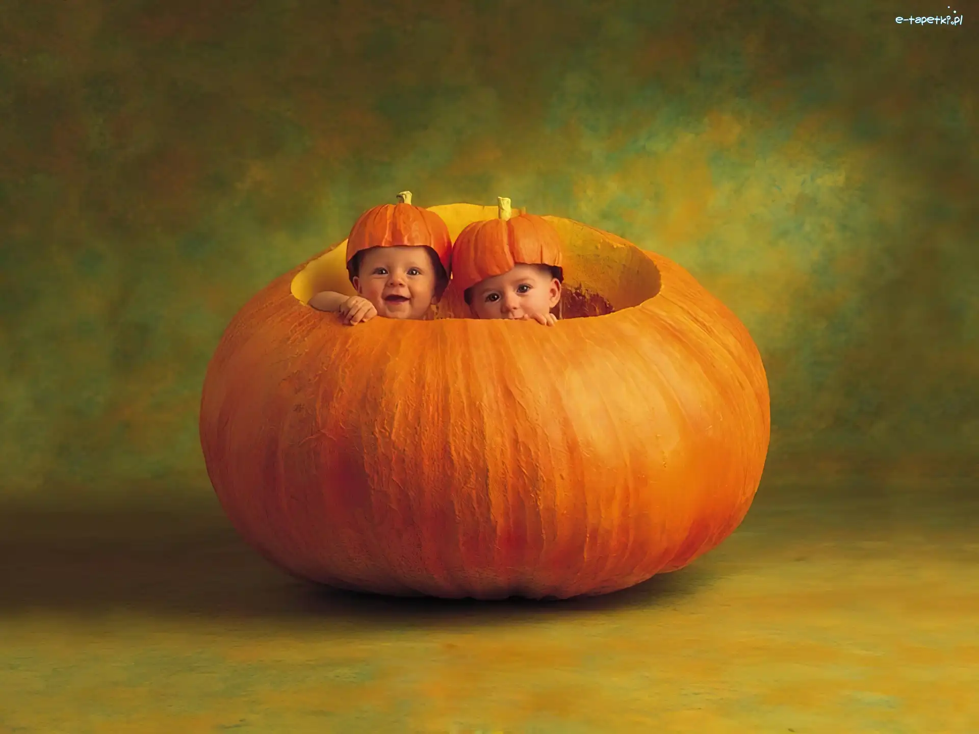 Dzieci, Dynia, Halloween