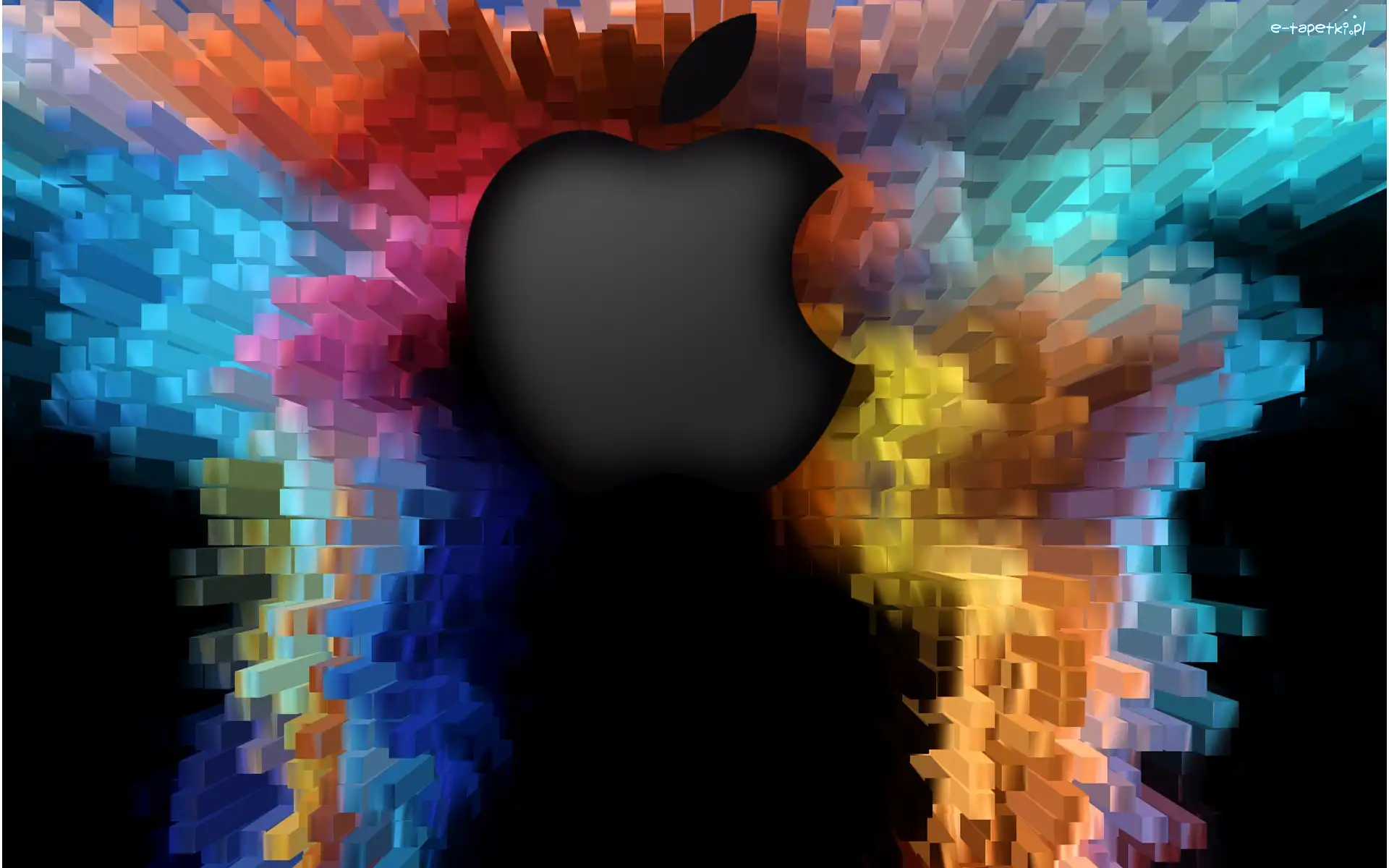 Apple, Logo, Przestrzenne