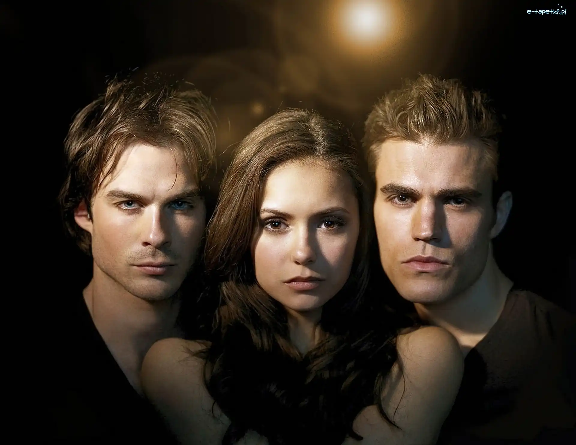 Nina Dobrev, The Vampire Diaries, Ian Somerhalder, Paul Wesley, Pamiętniki wampirów, Serial
