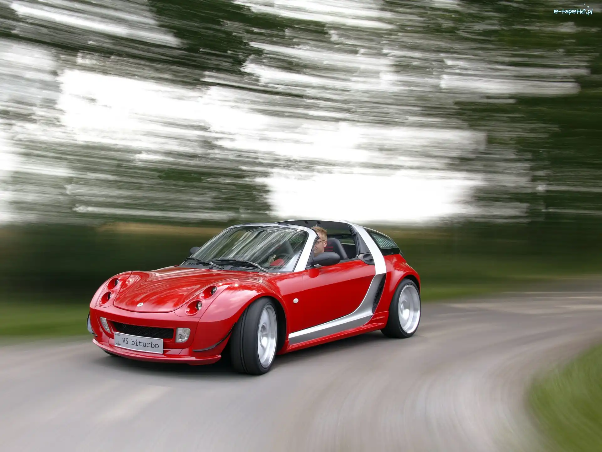 Czerwony, Smart Roadster