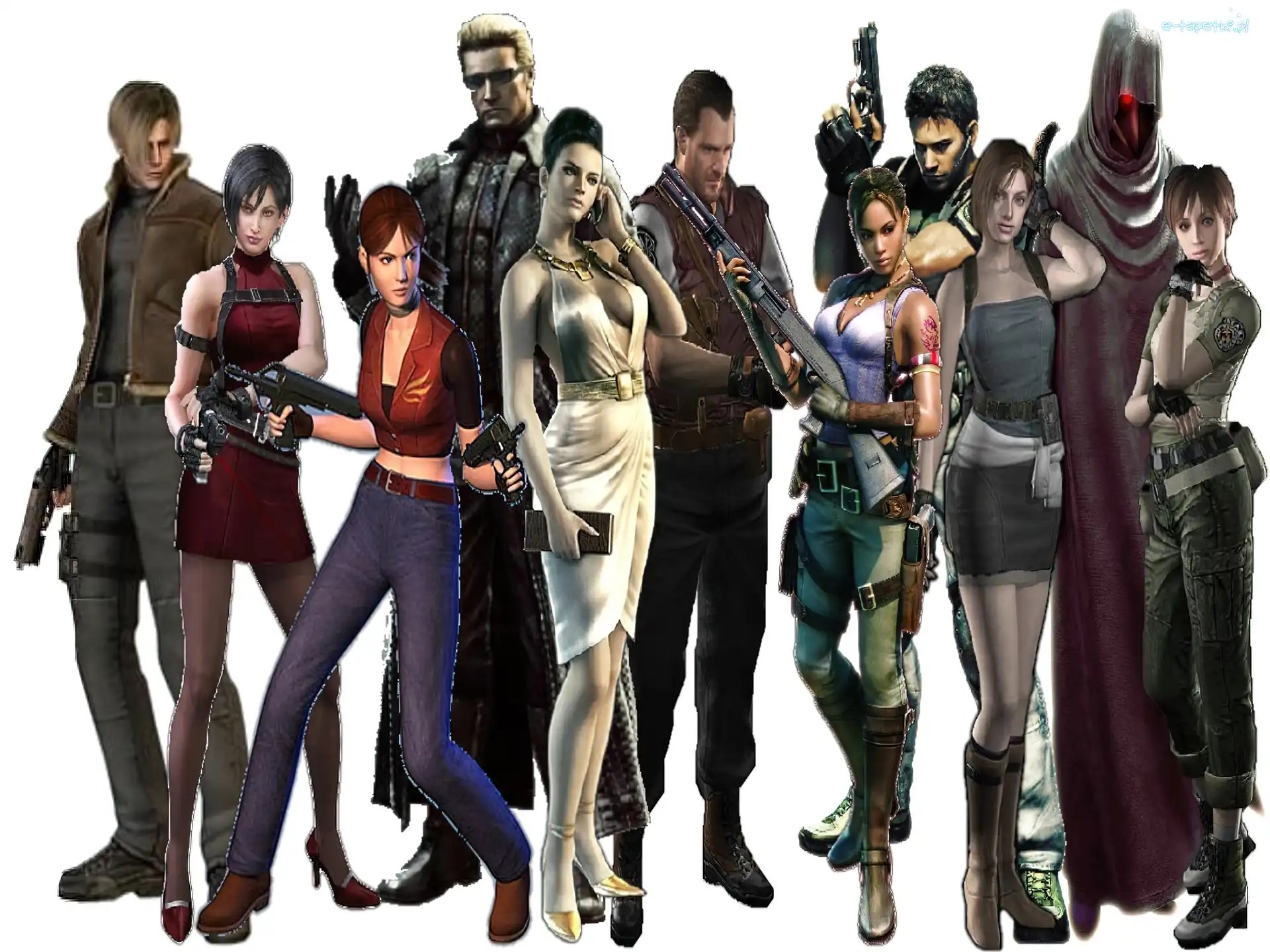 Resident Evil, Gra, Postacie