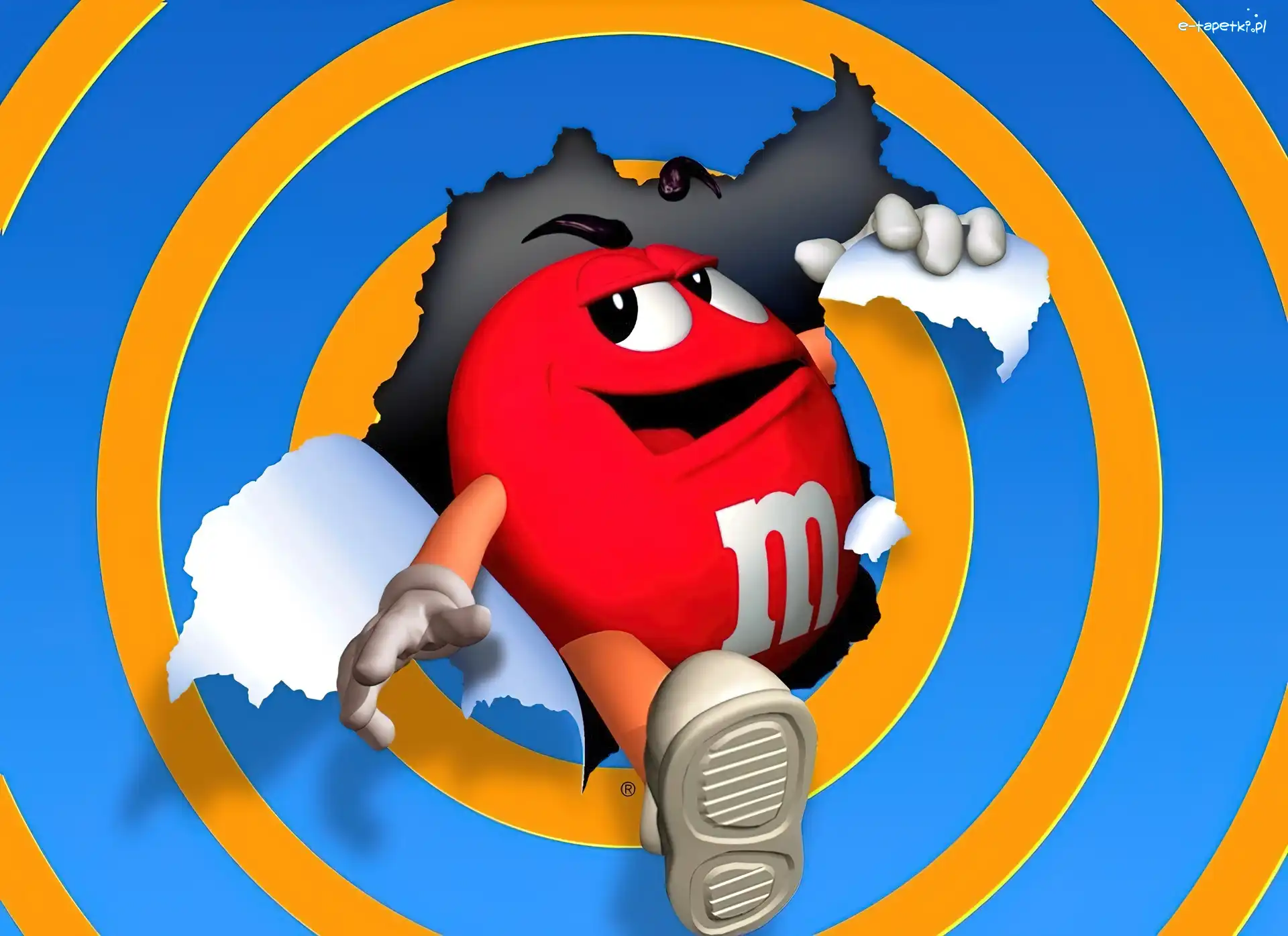 Otwór, M&M, Czerwony