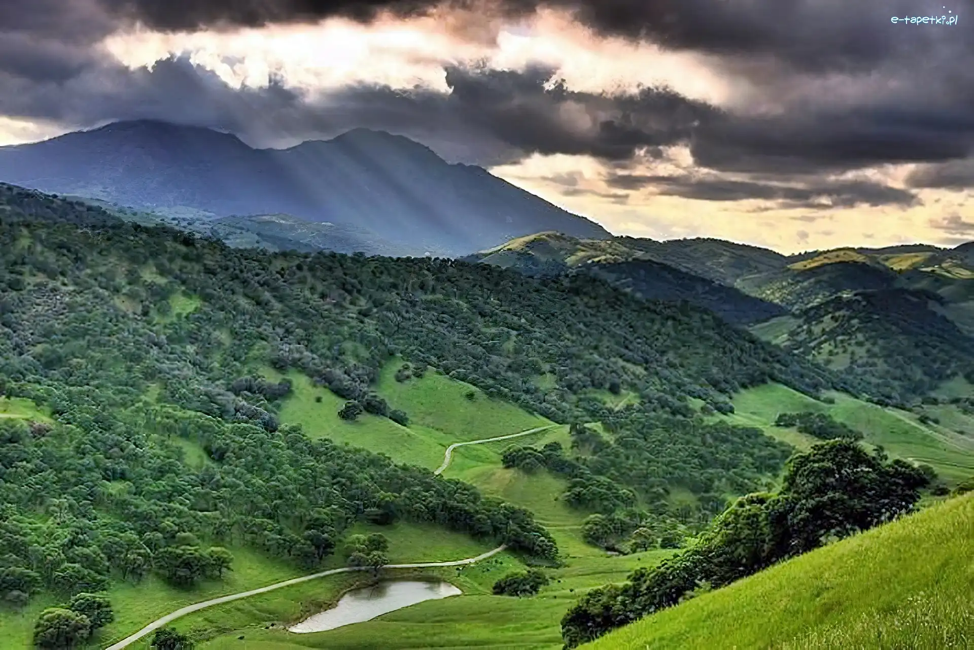 Stok, Oświetlony, Góry