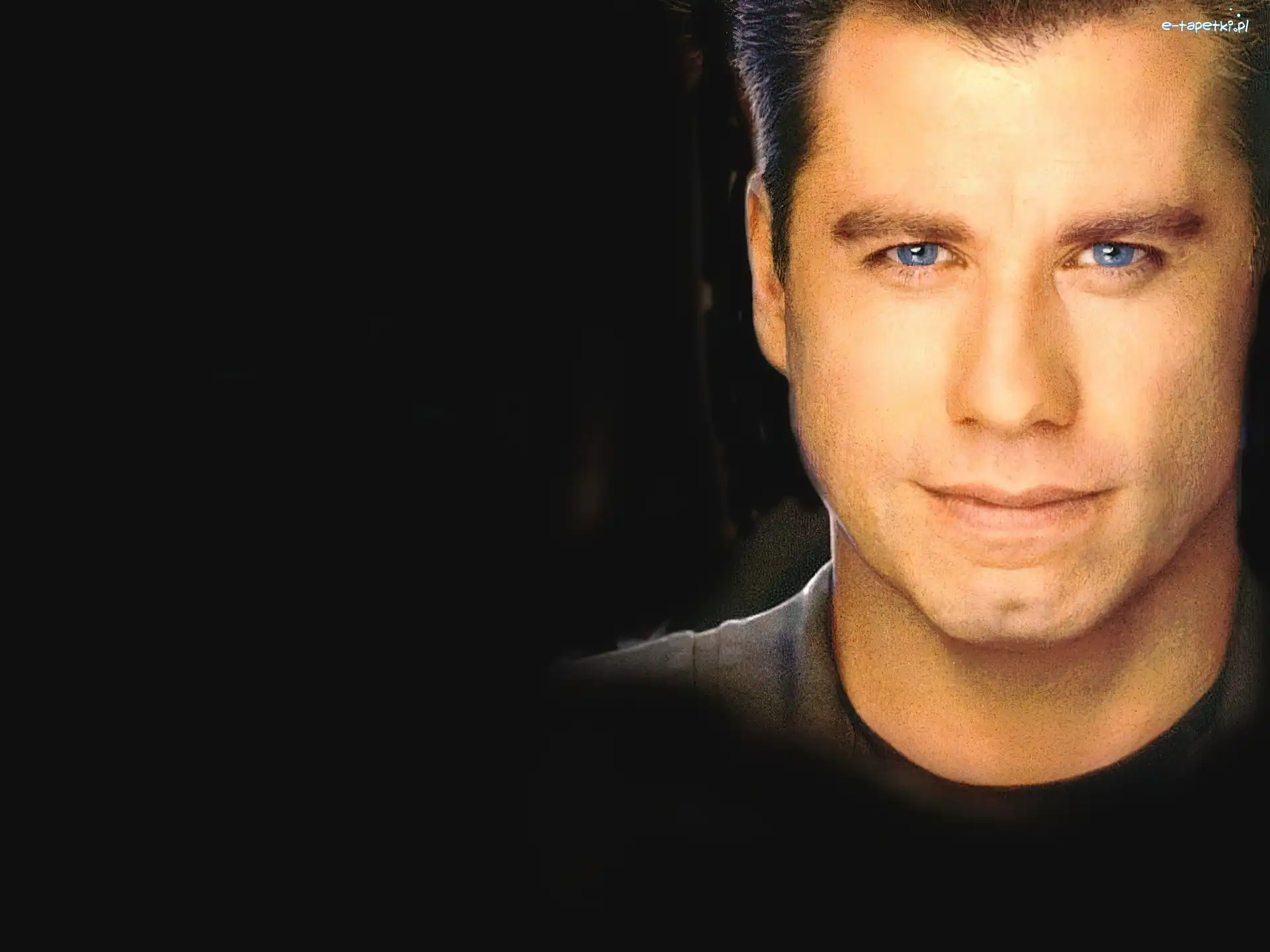 Bluzka, Czarna, John Travolta