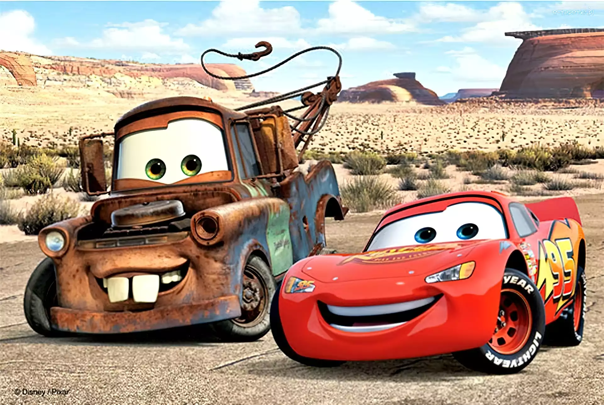 Auta, Disney, Cars, Zygzag, Złomek