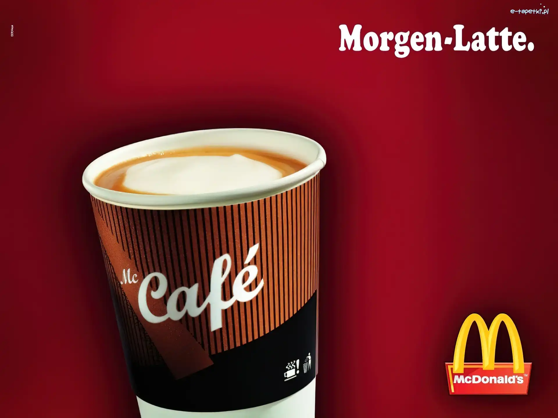 Kawa, Kubek, Latte, McDonalda, Logo