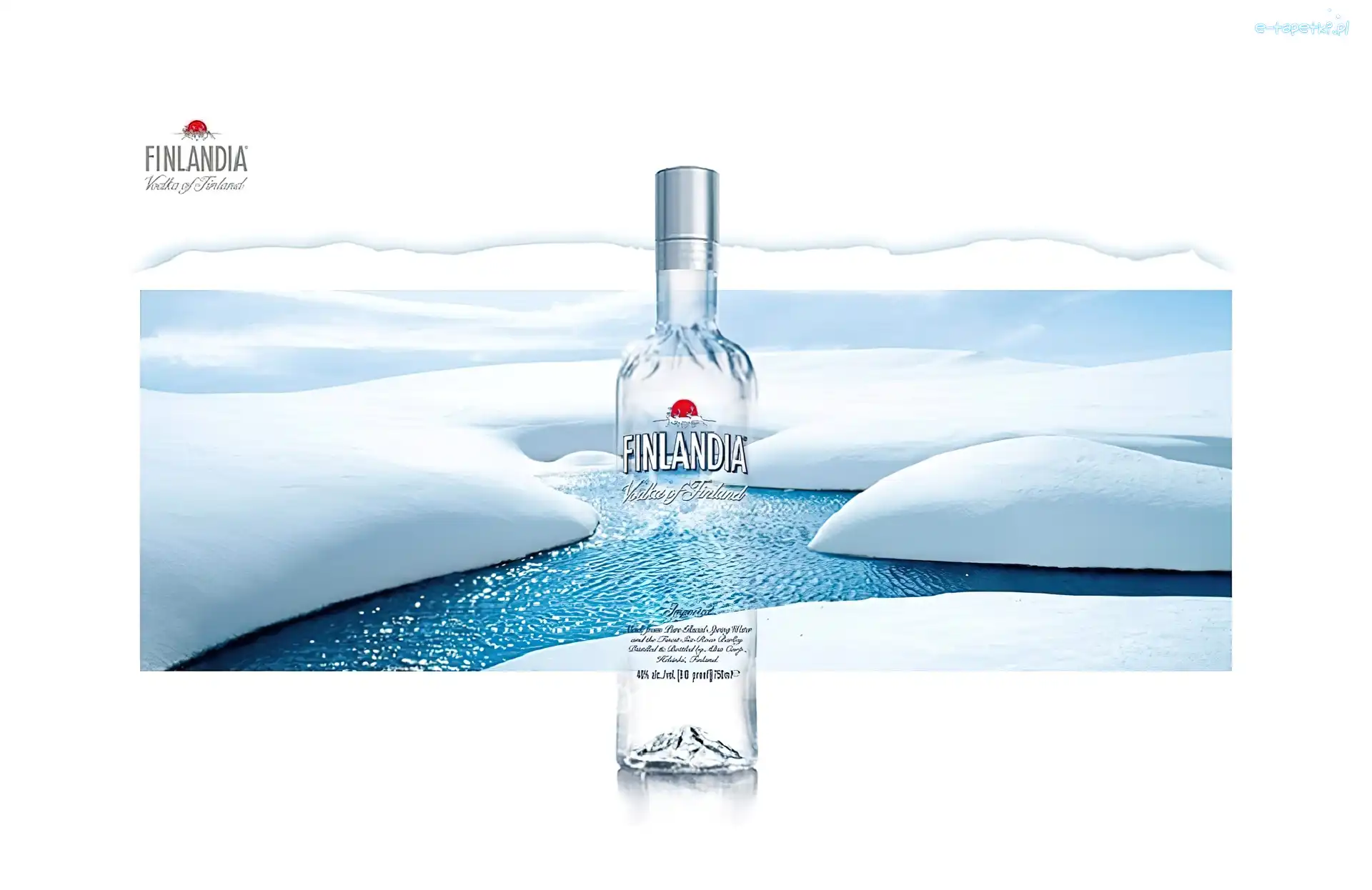 Lód, Finlandia, Wódka