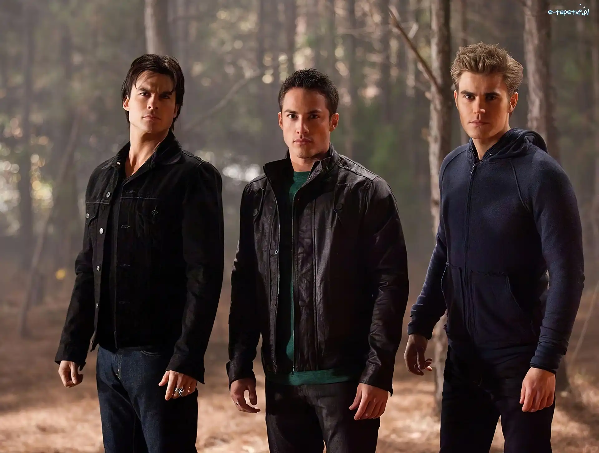 Pamiętniki wampirów, Ian Somerhalder, The Vampire Diaries, Paul Wesley, Michael Trevino