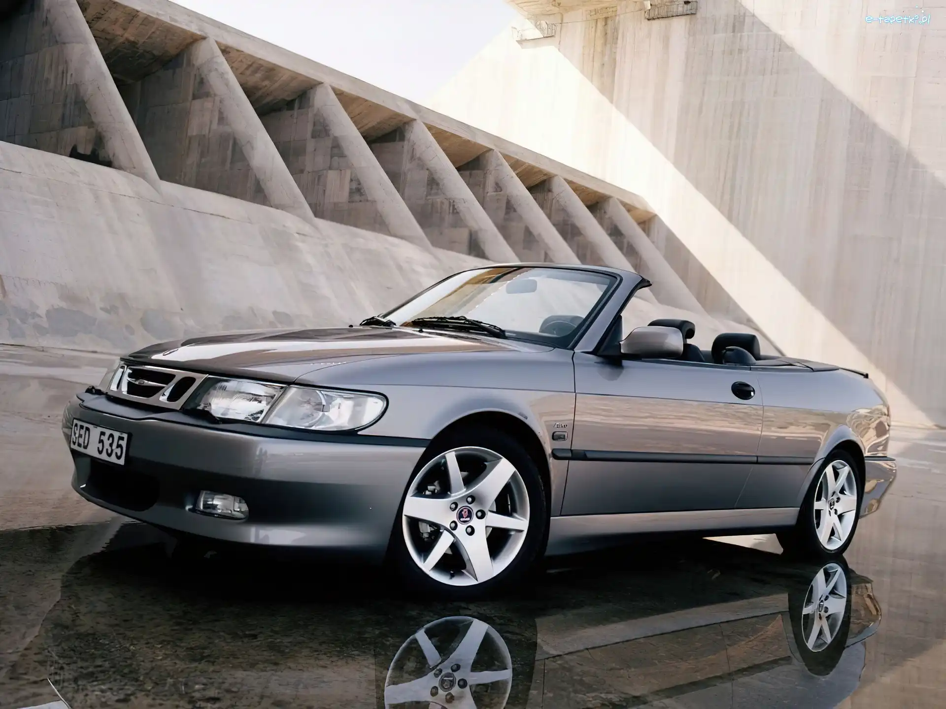 Cabrio, Saab 9-3, Srebrny Metalik