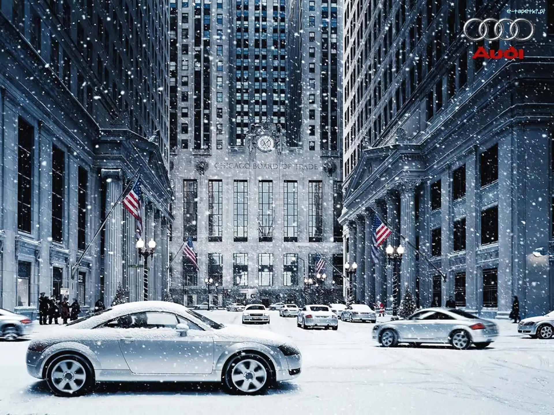 Zima, Miasto, Audi TT