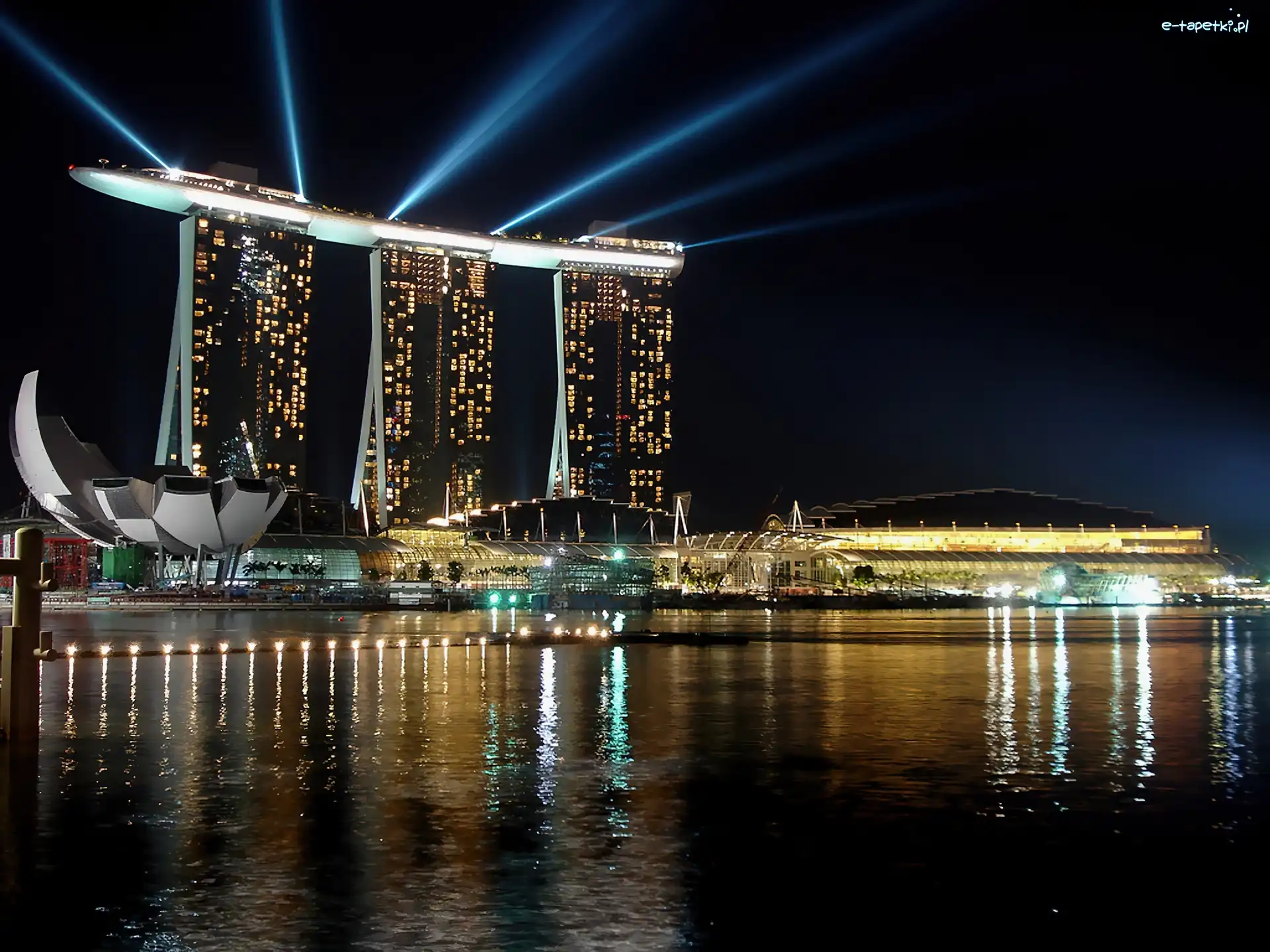 Reflektory, Marina Bay Sands, Singapur