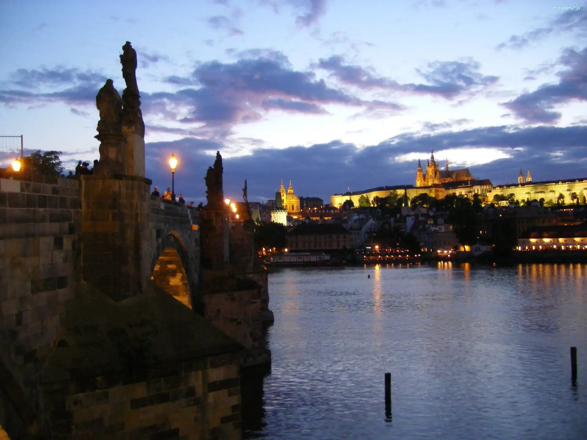 Most, Hradczany, Karola, Praga
