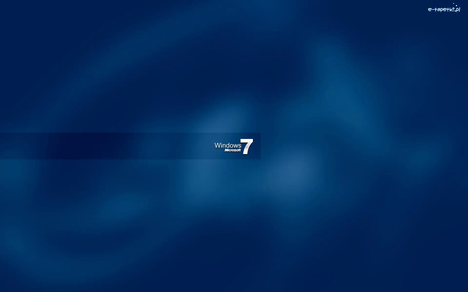 Niebieskie, Logo, Tło, 7, Windows