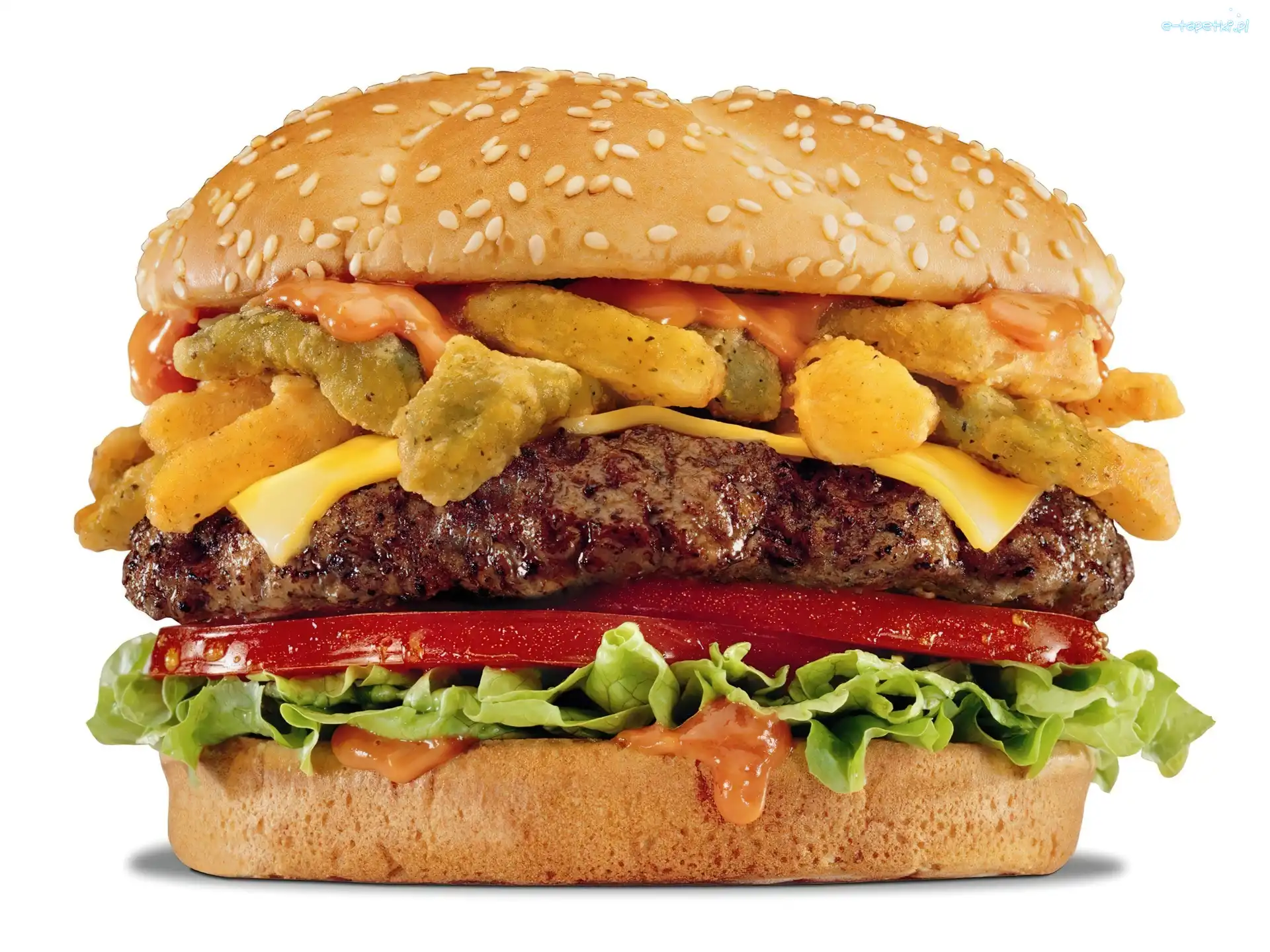Sałata, Mięso, Chickenburger