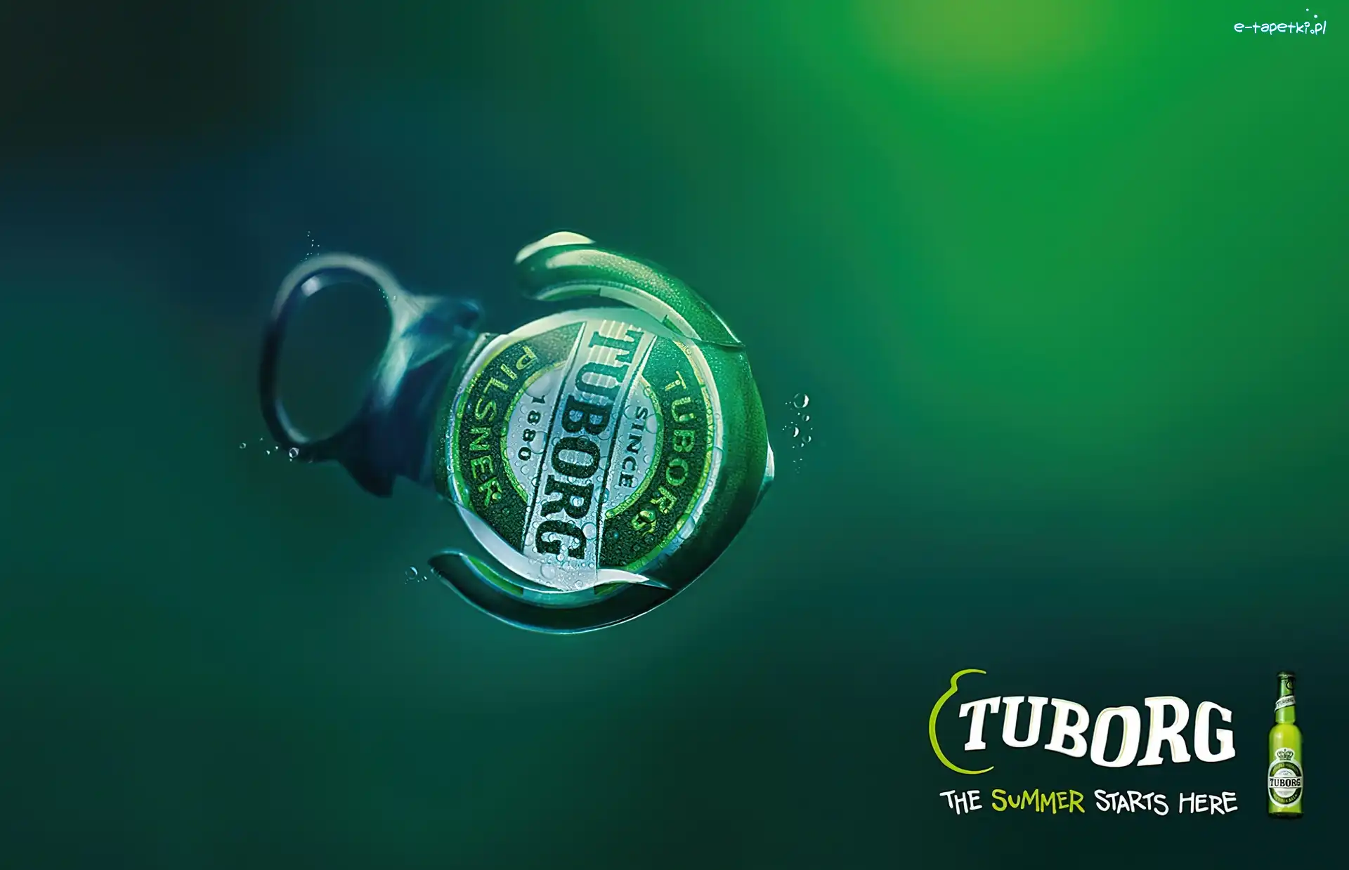 Kapsel, Tuborg, Piwo