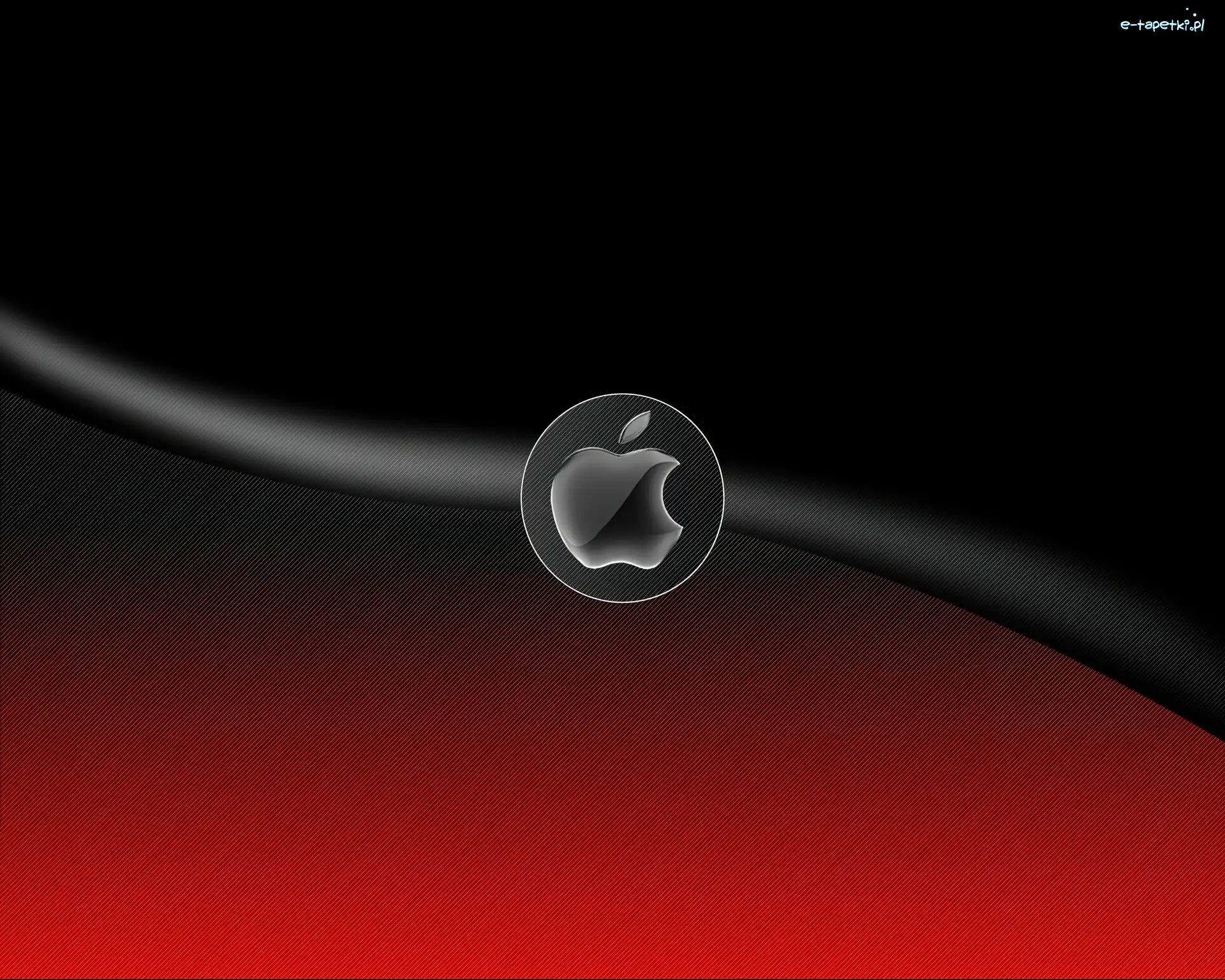 Czerwono, Tło, Czarne, Apple