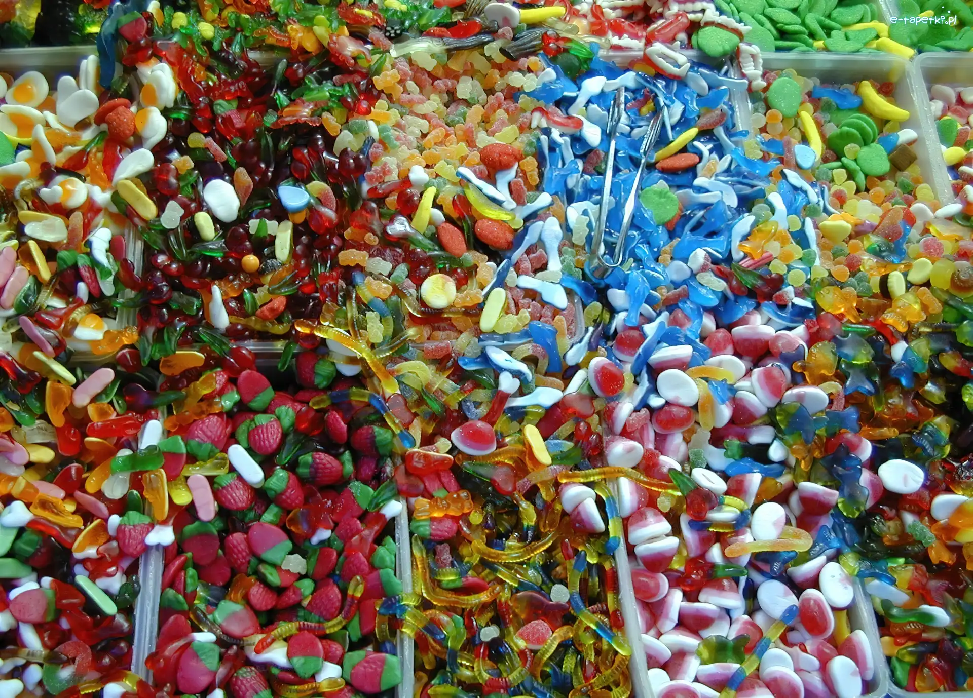 Cukierki, Żelowe, Kolorowe