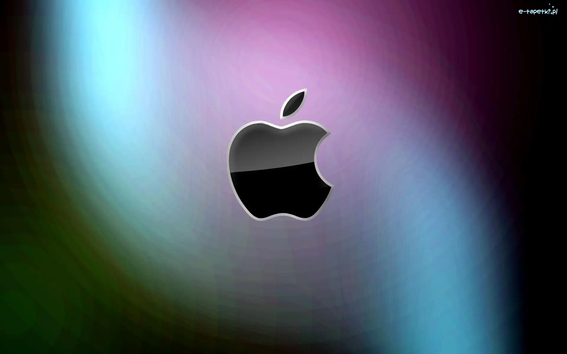 Apple, Tło, Kolorowe, Czarne