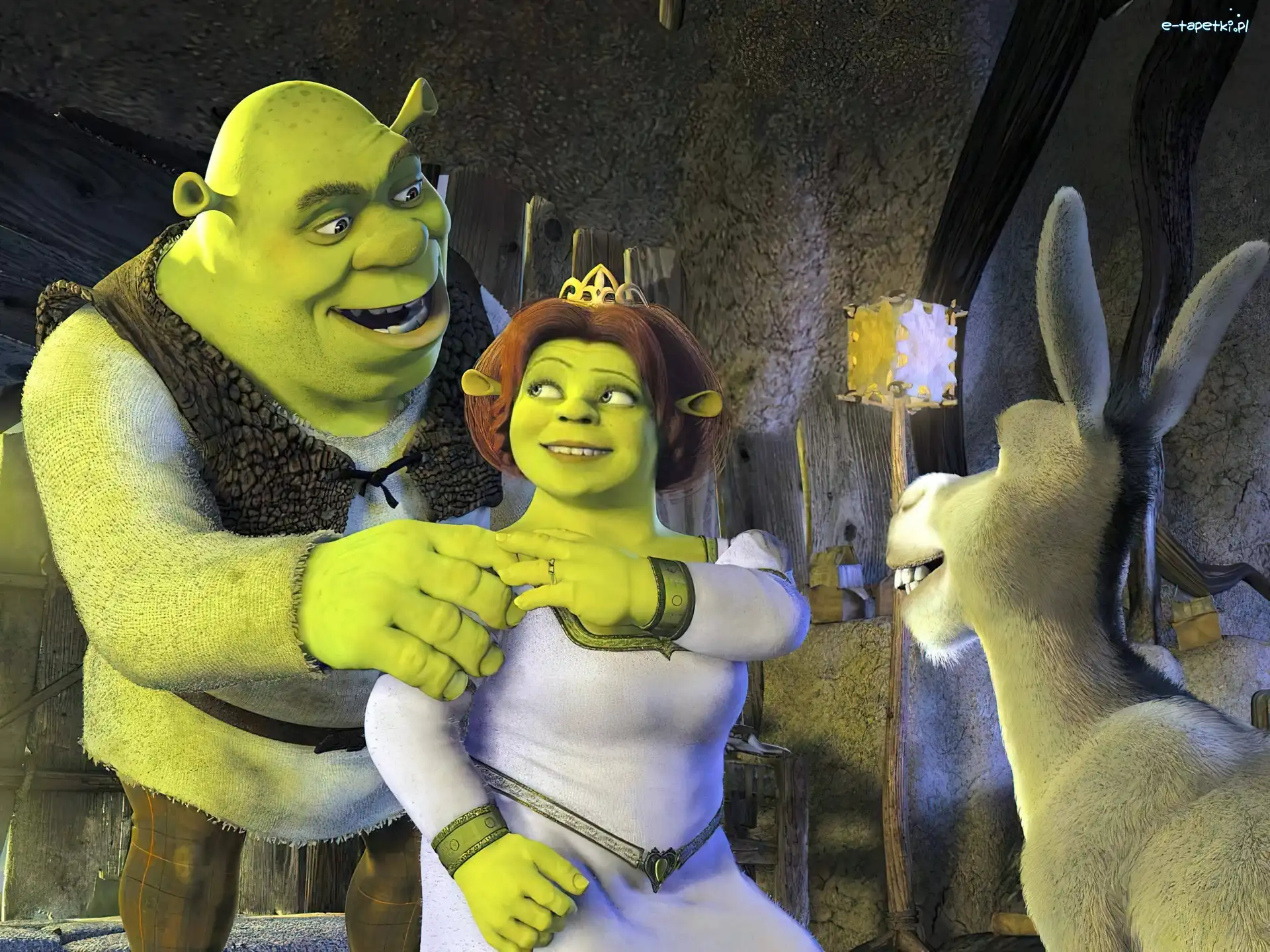 Osioł, Fiona, Shrek