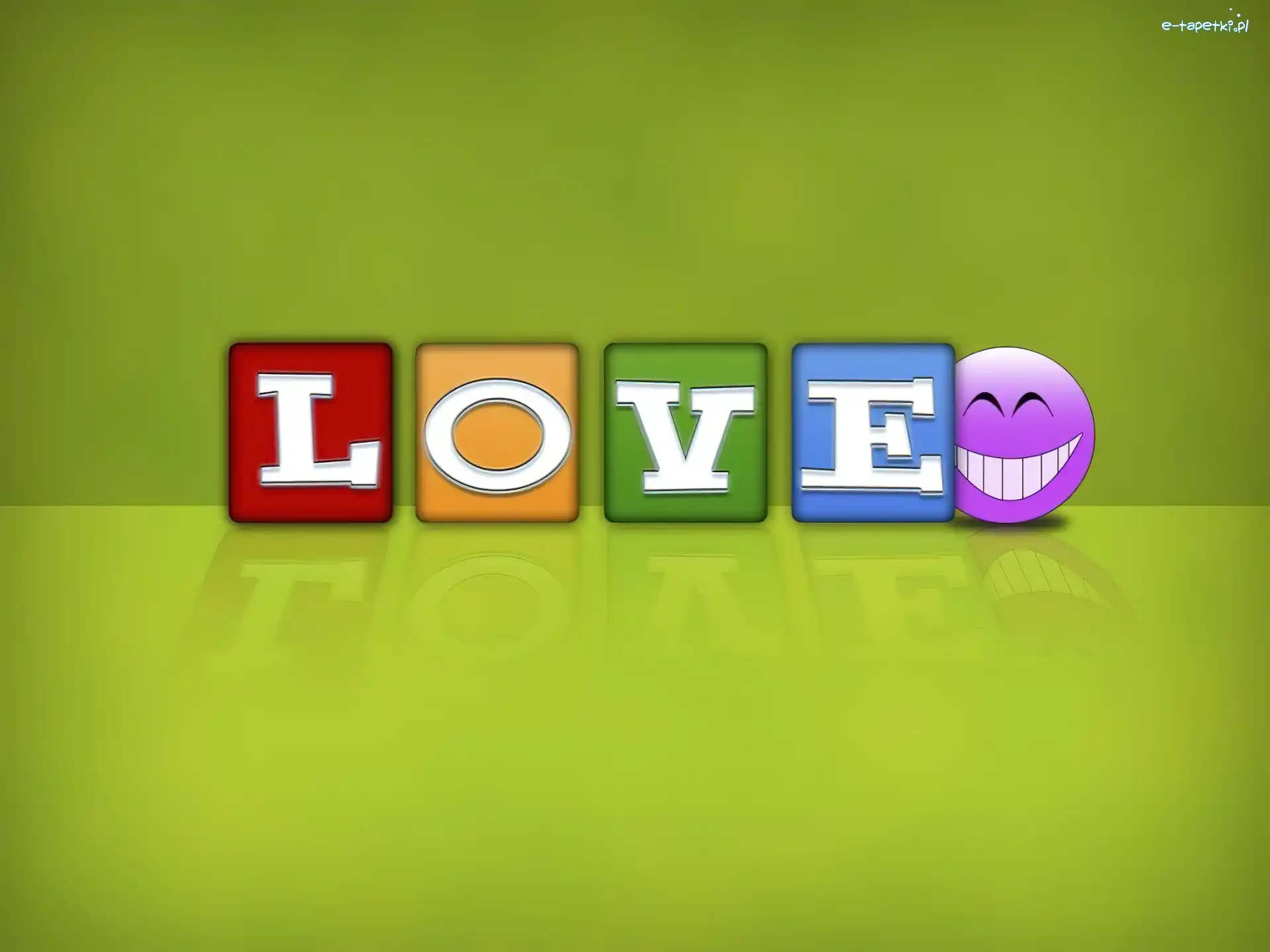 Buźka, Love, Napis