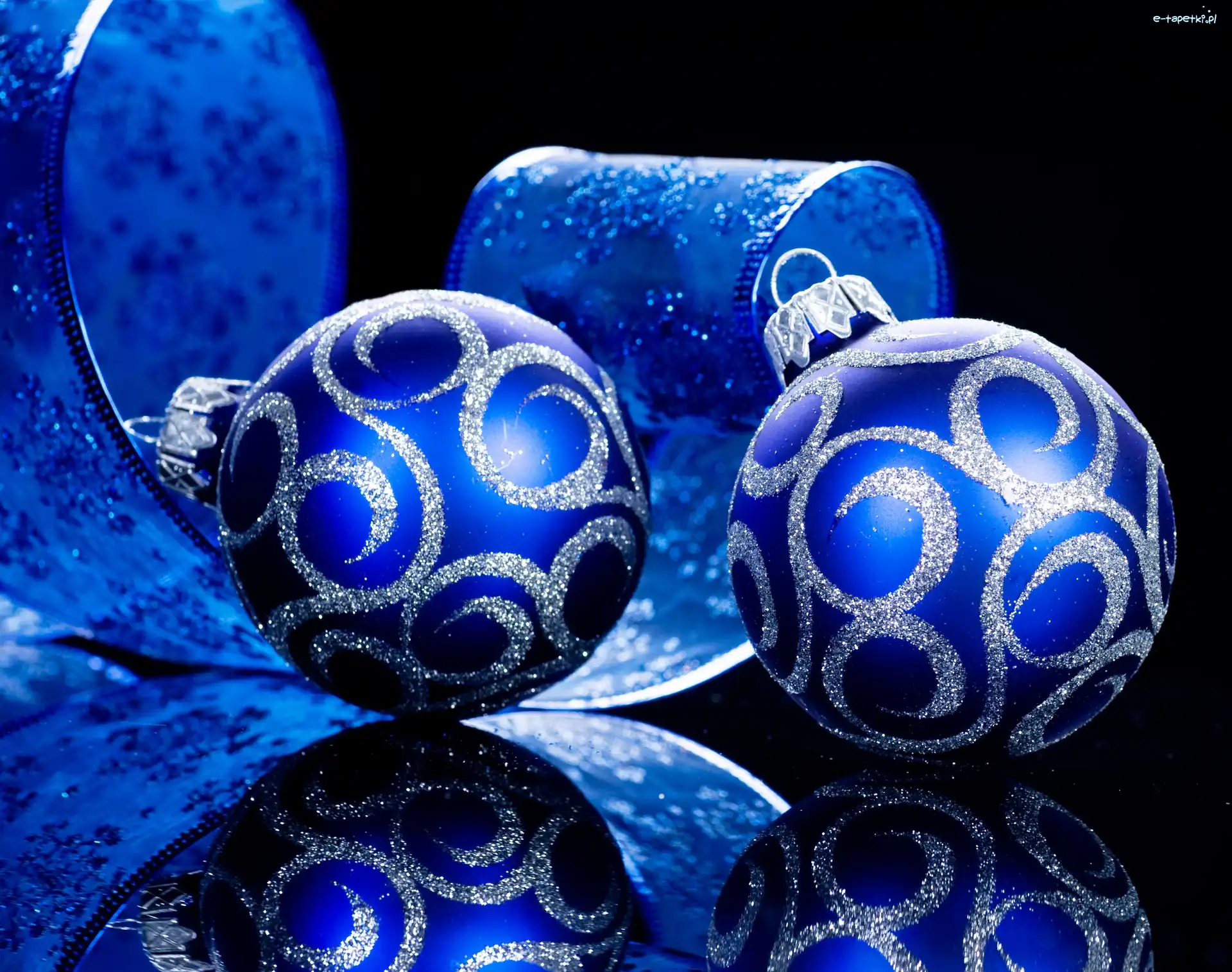 Bombki, Niebieskie