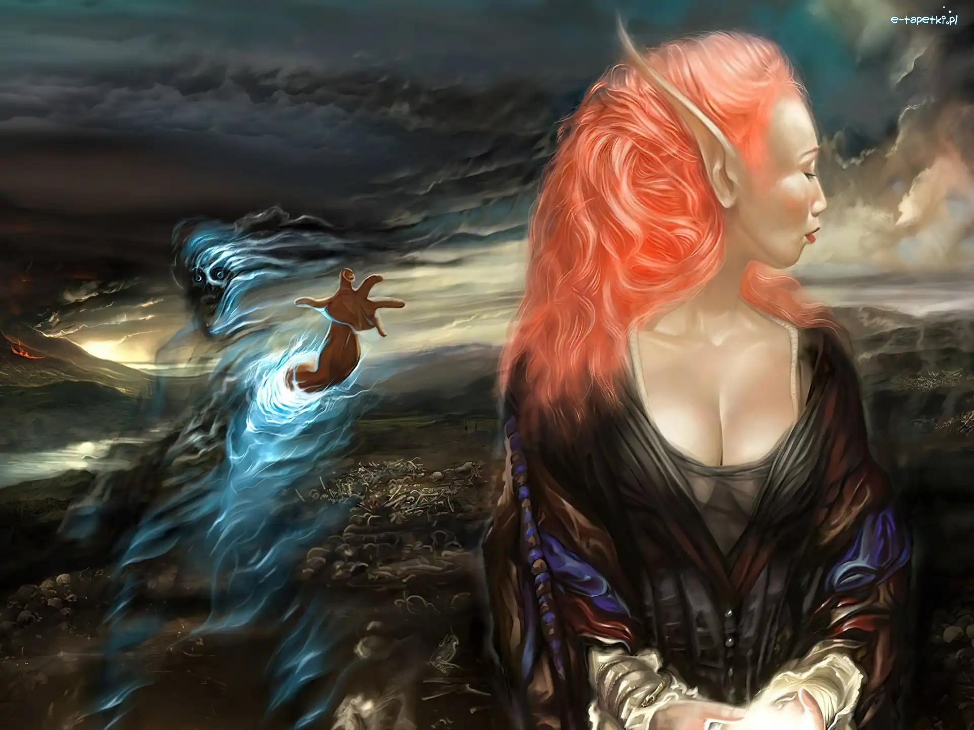 Fantasy, Upiór, Elf