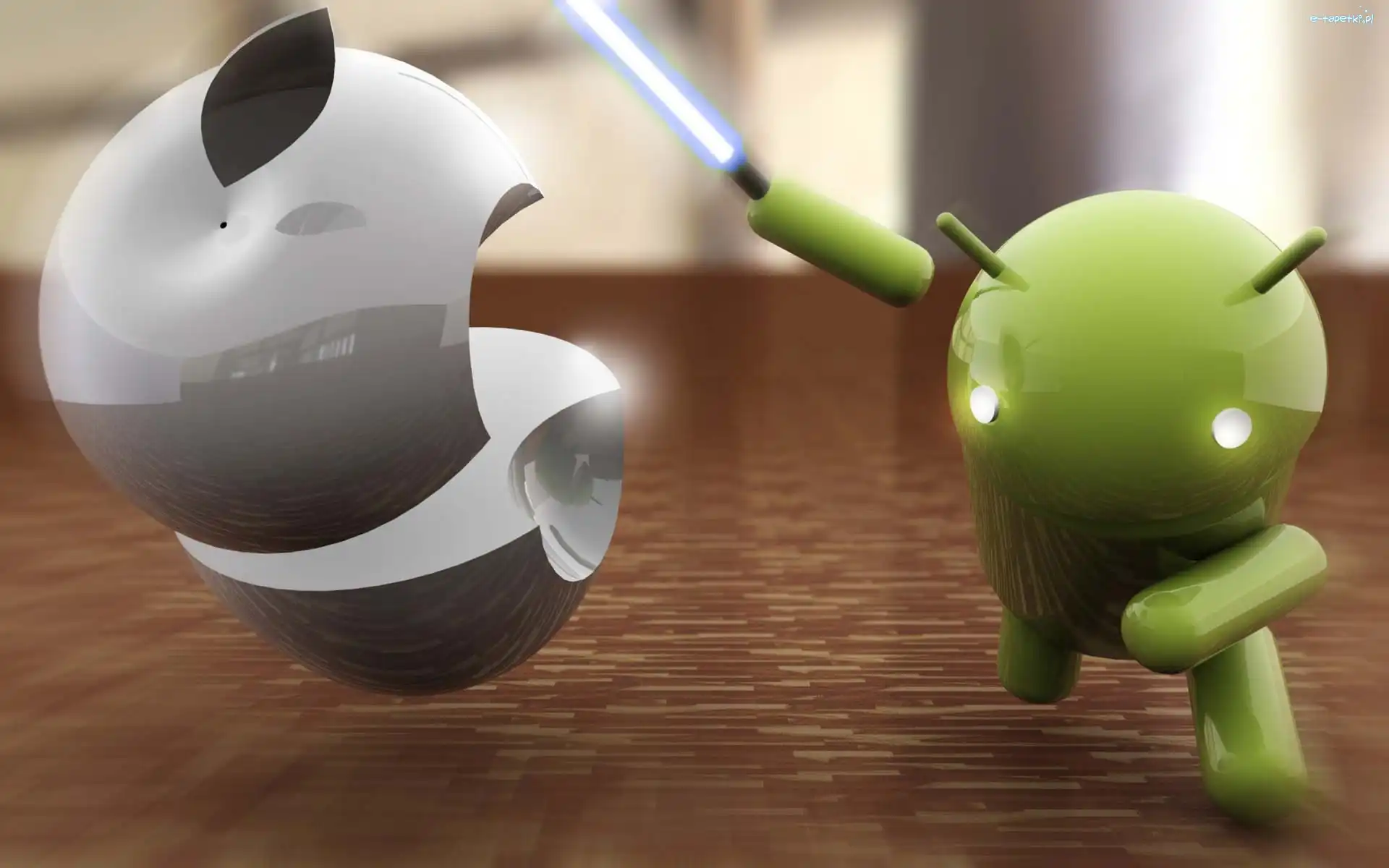 Apple, Miecz, Android