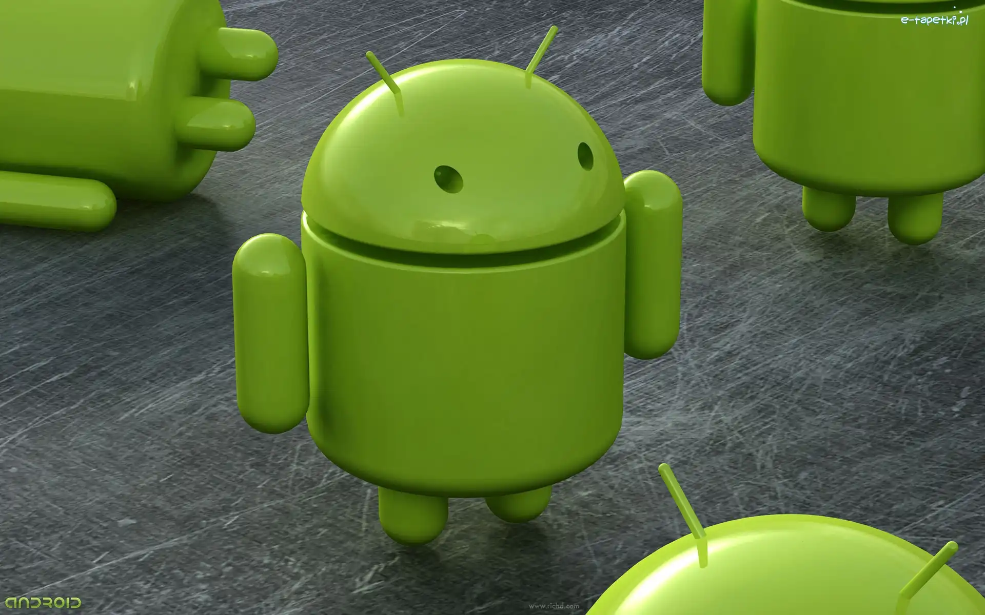 Android, Ludzik, Zielony