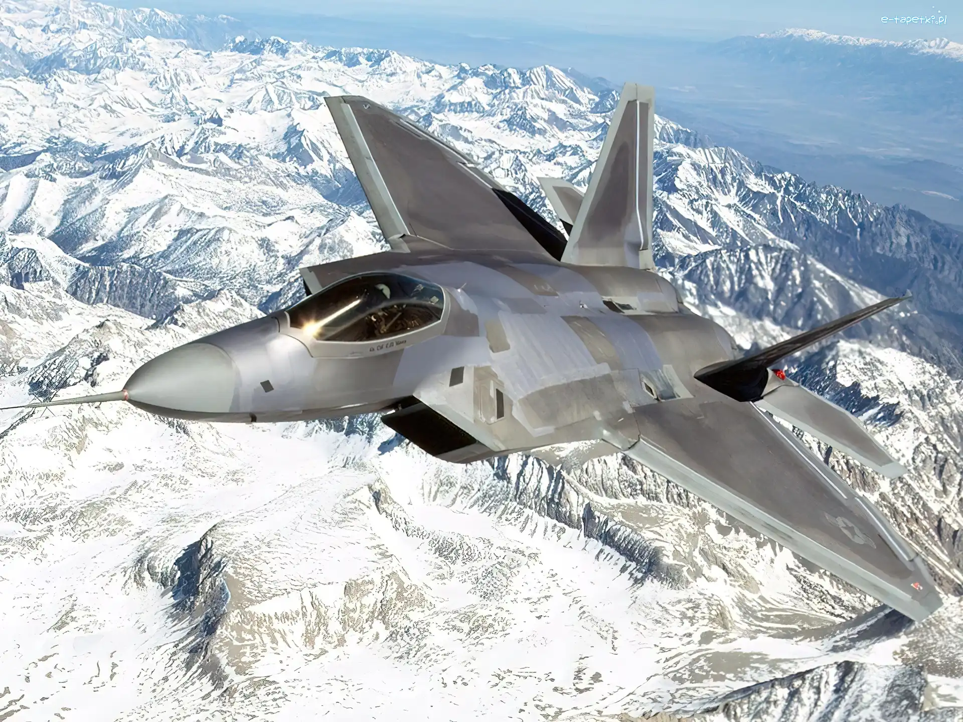 Góry, Raptor, F-22, Odrzutowiec