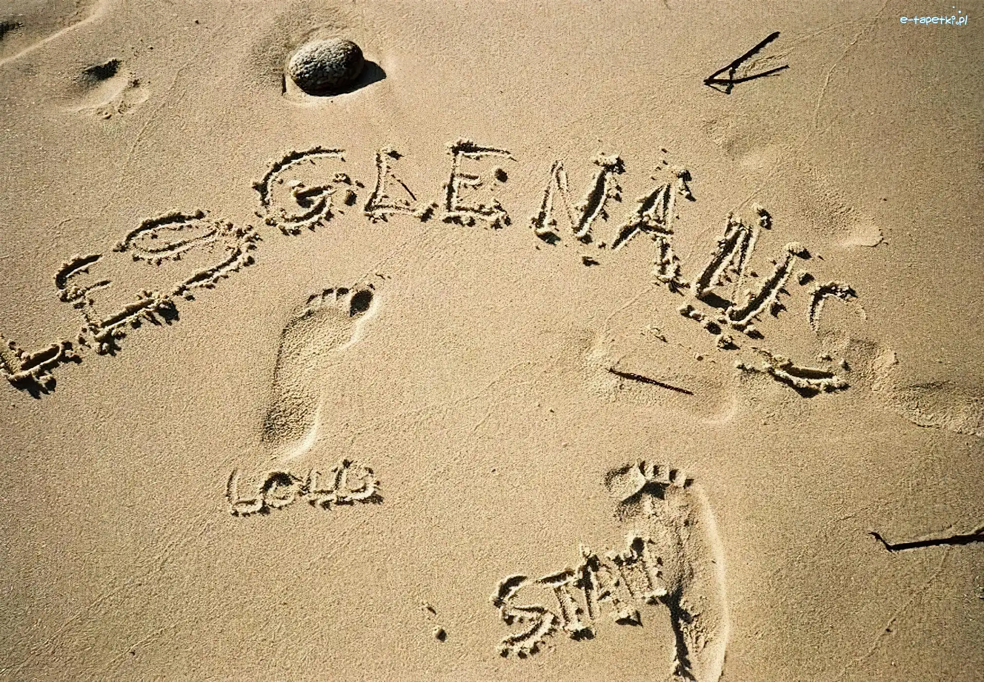 Piasek, Stopy, Odcisk, Plaża