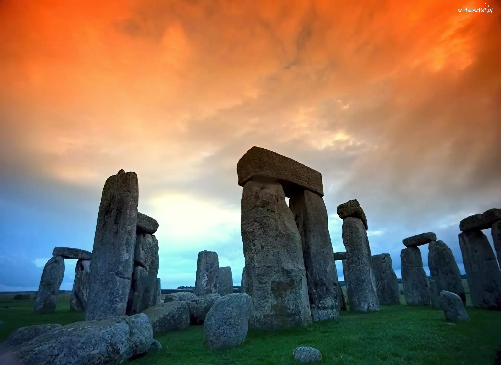 Słońca, Zachód, Stonehenge