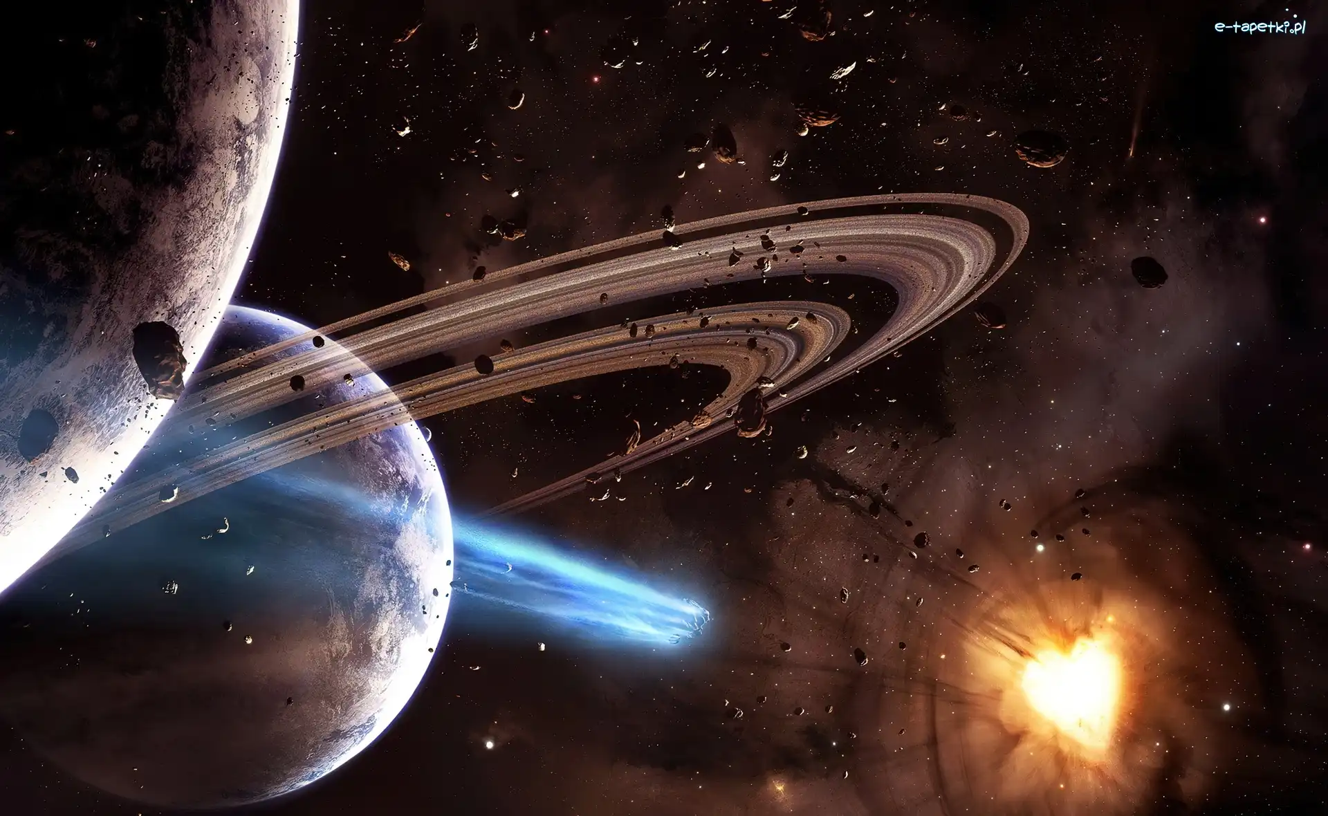 Grafika, Kosmos, Planety