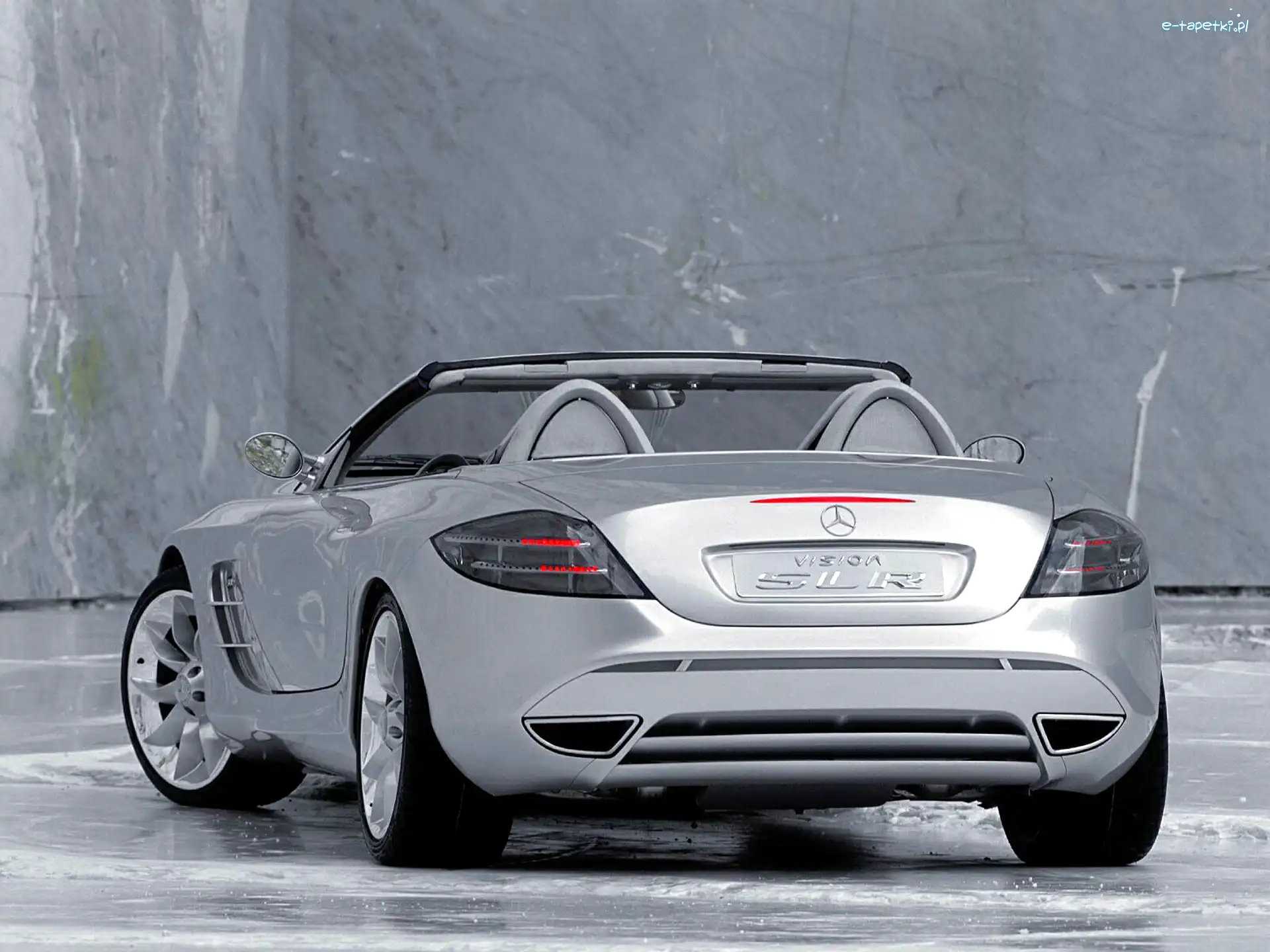 Tył, Mercedes SLR