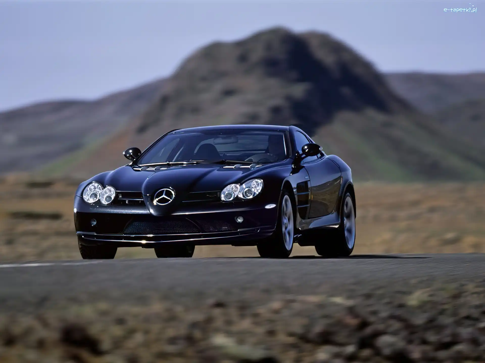 czarny metalik, Mercedes SLR