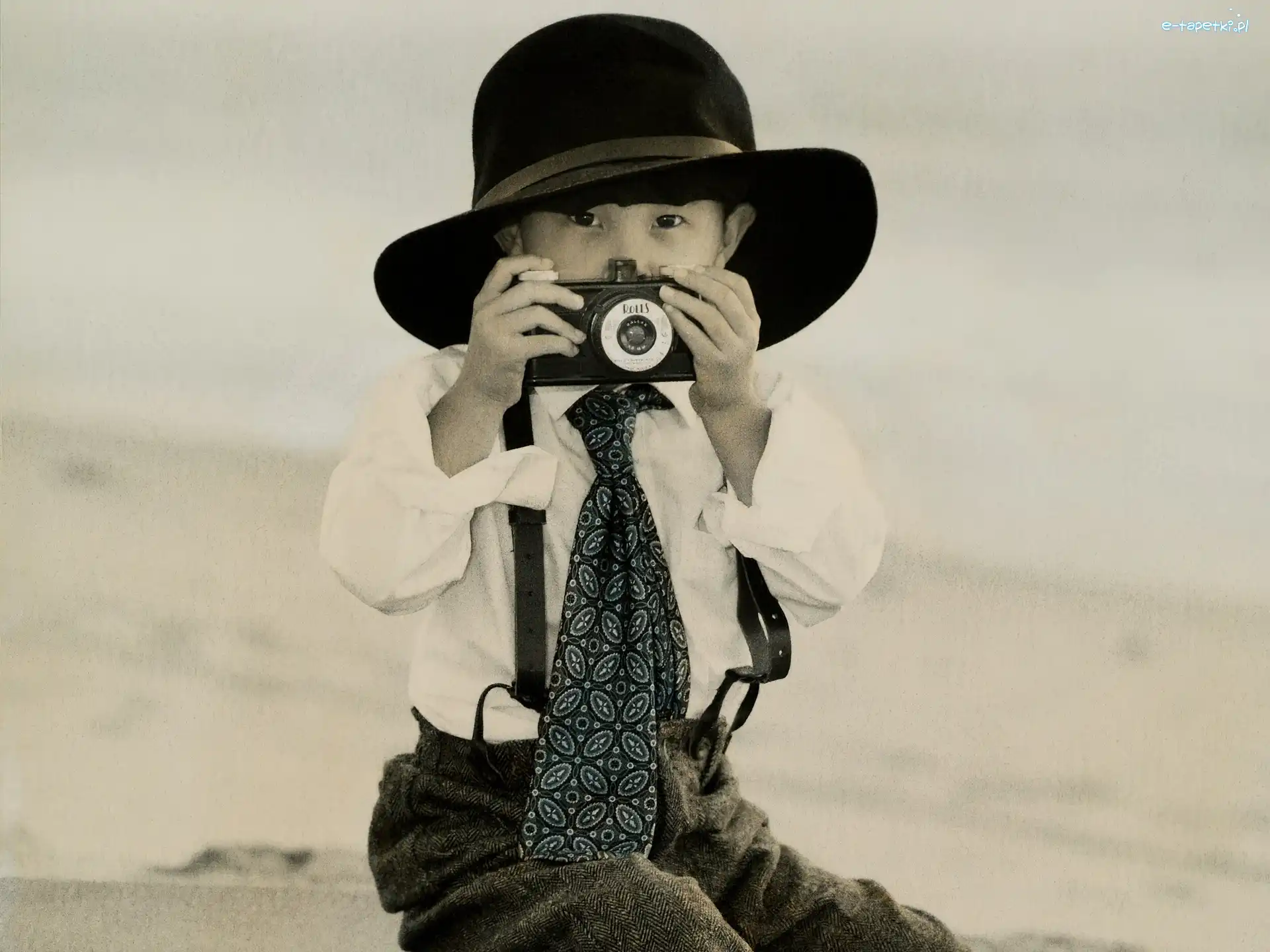Fotograficzny, Aparat, Dziecko
