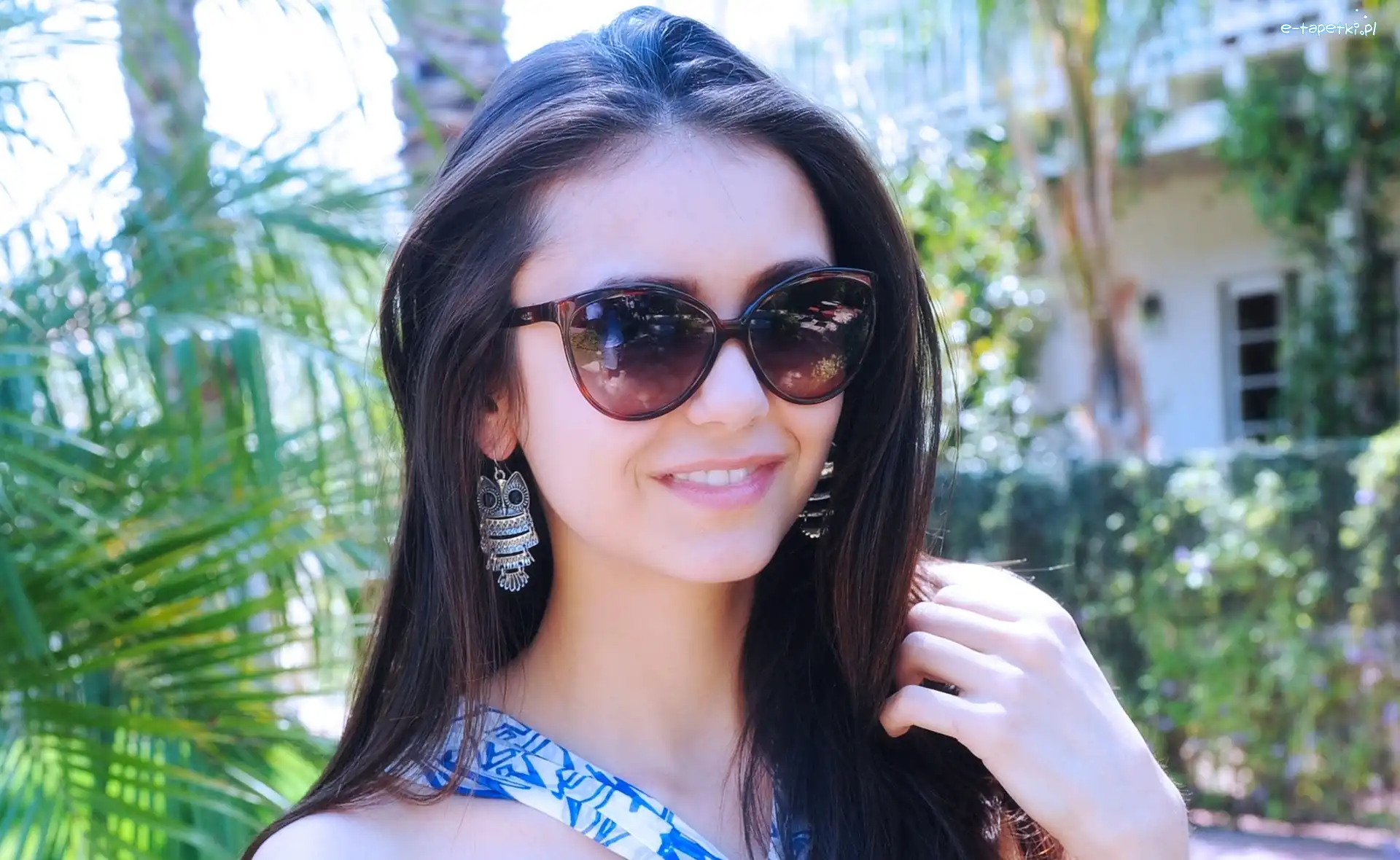 Słoneczne, Okulary, Nina Dobrev