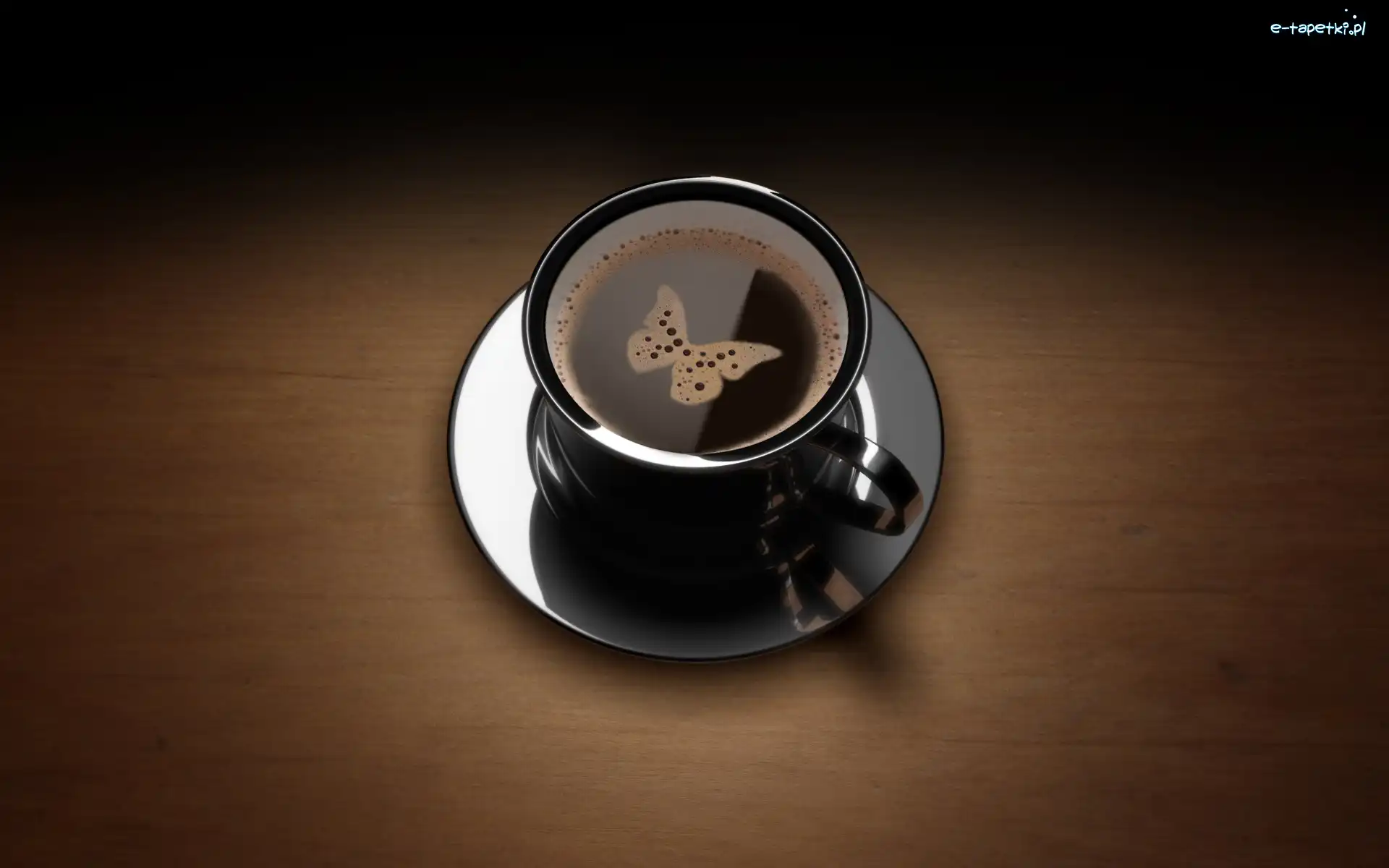 Motyl, Filiżanka, Kawa
