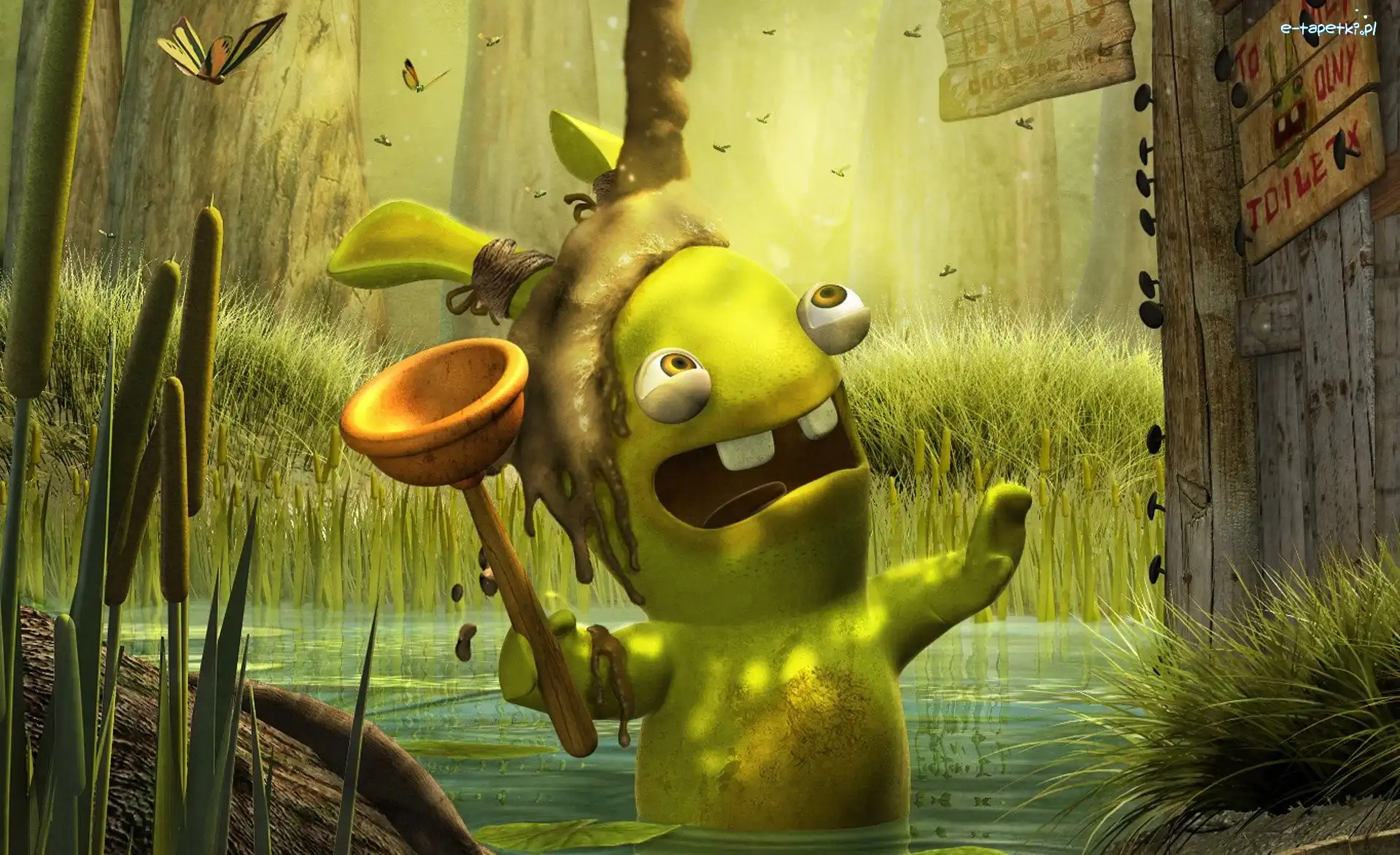 Rayman, Królik, Zielony