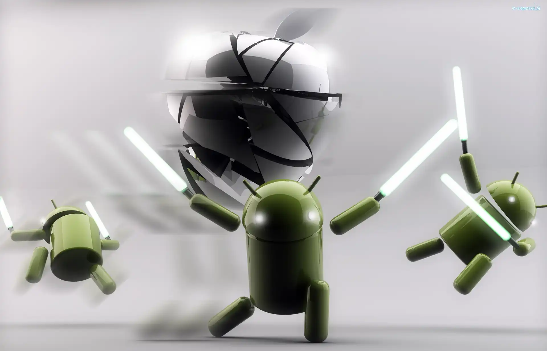 Apple, Miecze, Android