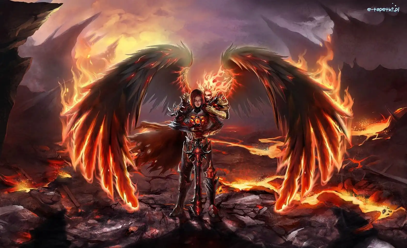 Dziewczyna, Lawa, Skrzydła, Heroes 6
