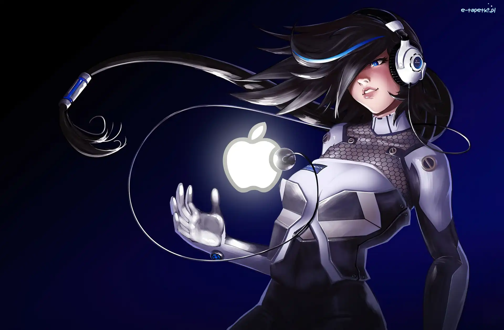 Apple, Słuchawki, Dziewczyna