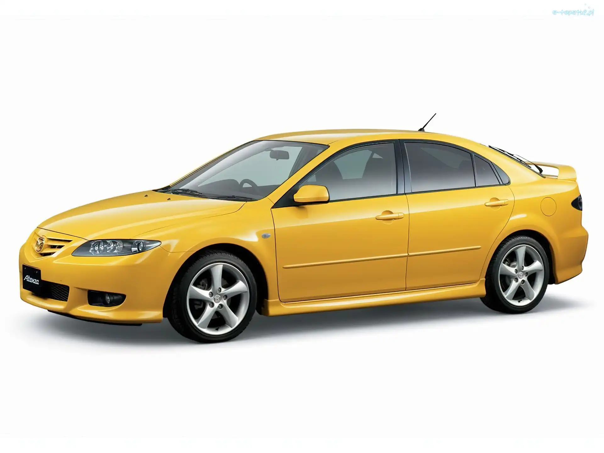 Mazda 6, żółta