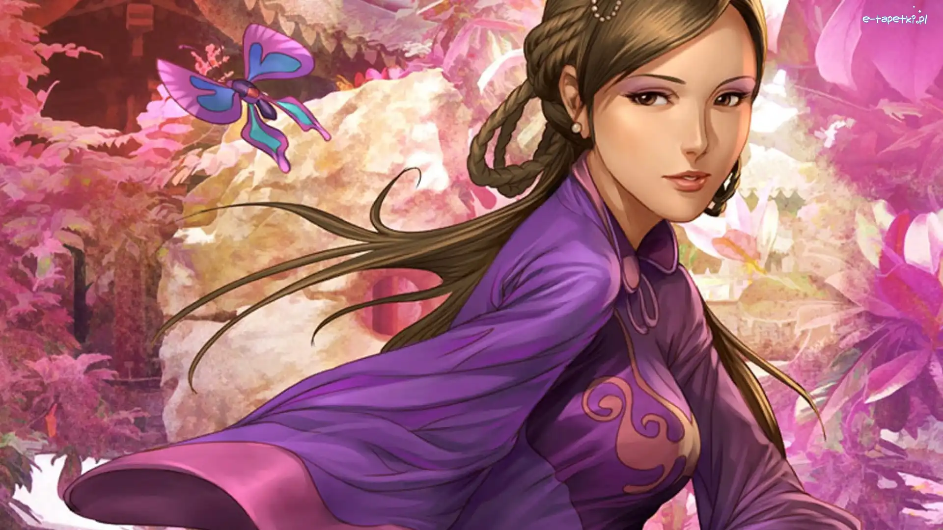 Motyl, Kimono, Dziewczyna