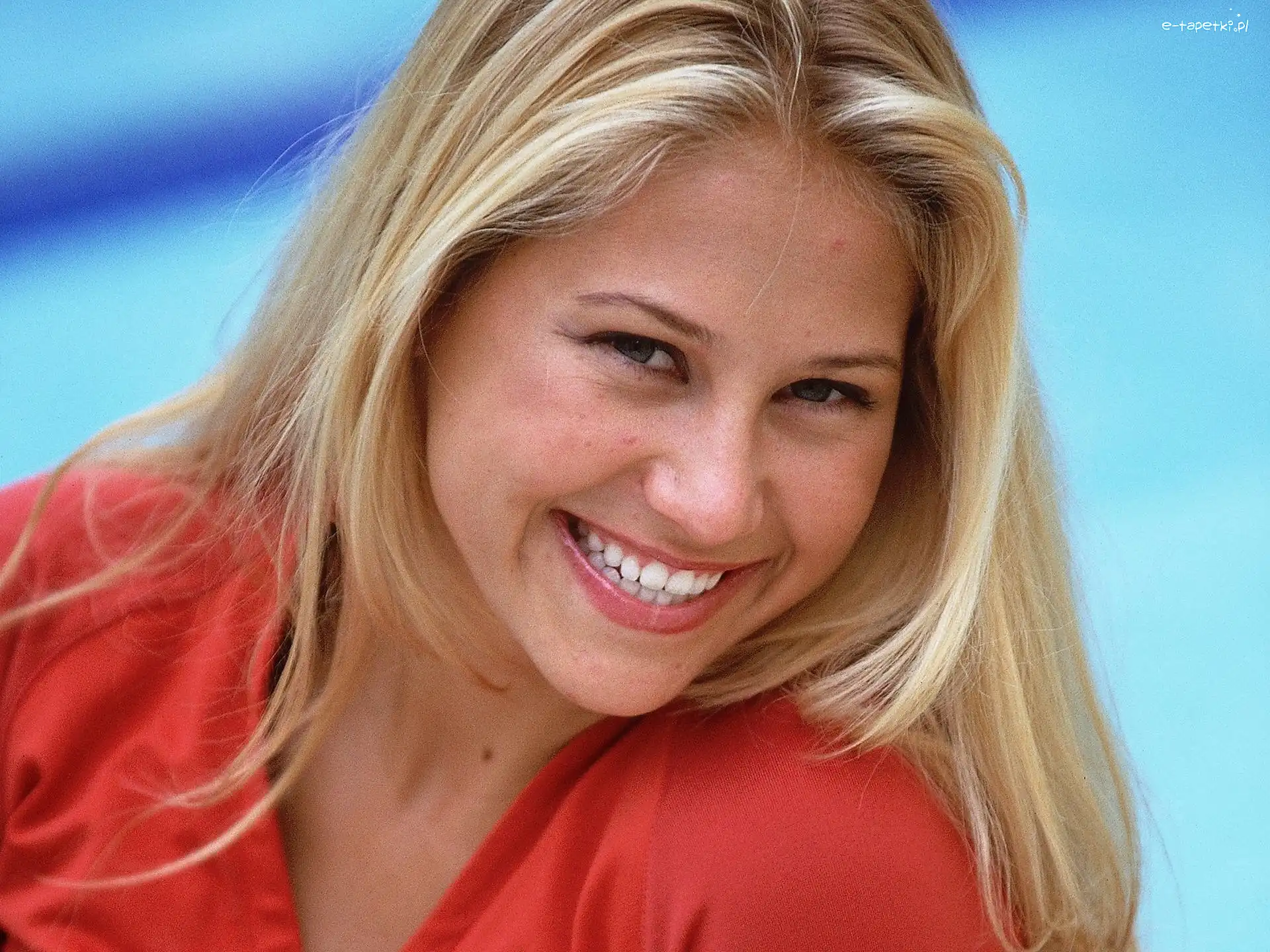 Uśmiech, Twarz, Anna Kournikova