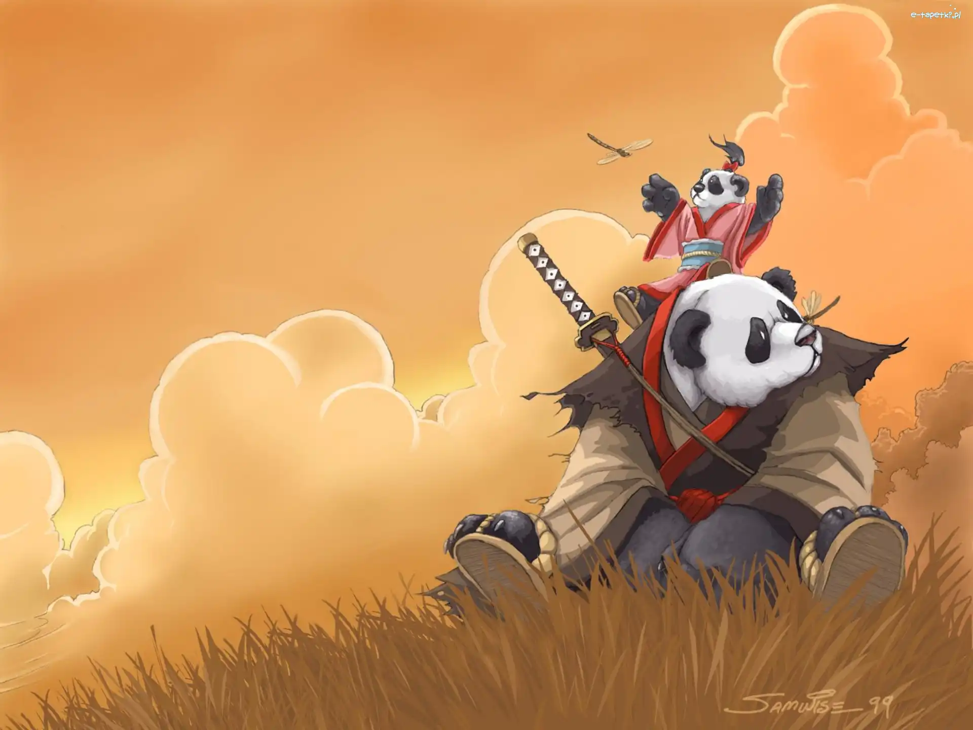 Katana, Samurai, Panda