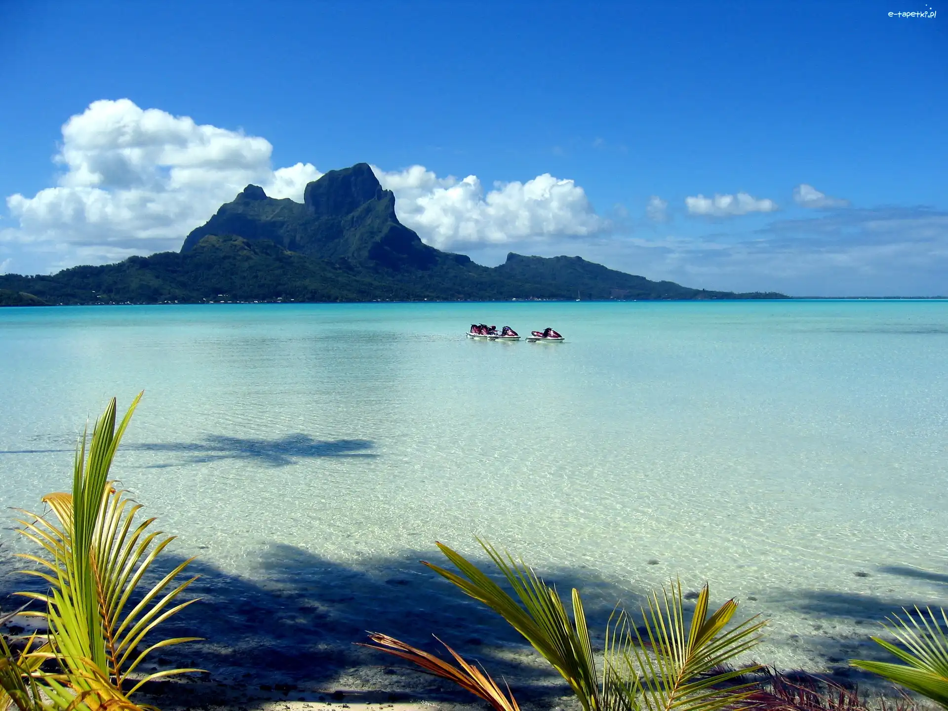 Bora Bora, Morze, Wyspa, Polinezja Francuska