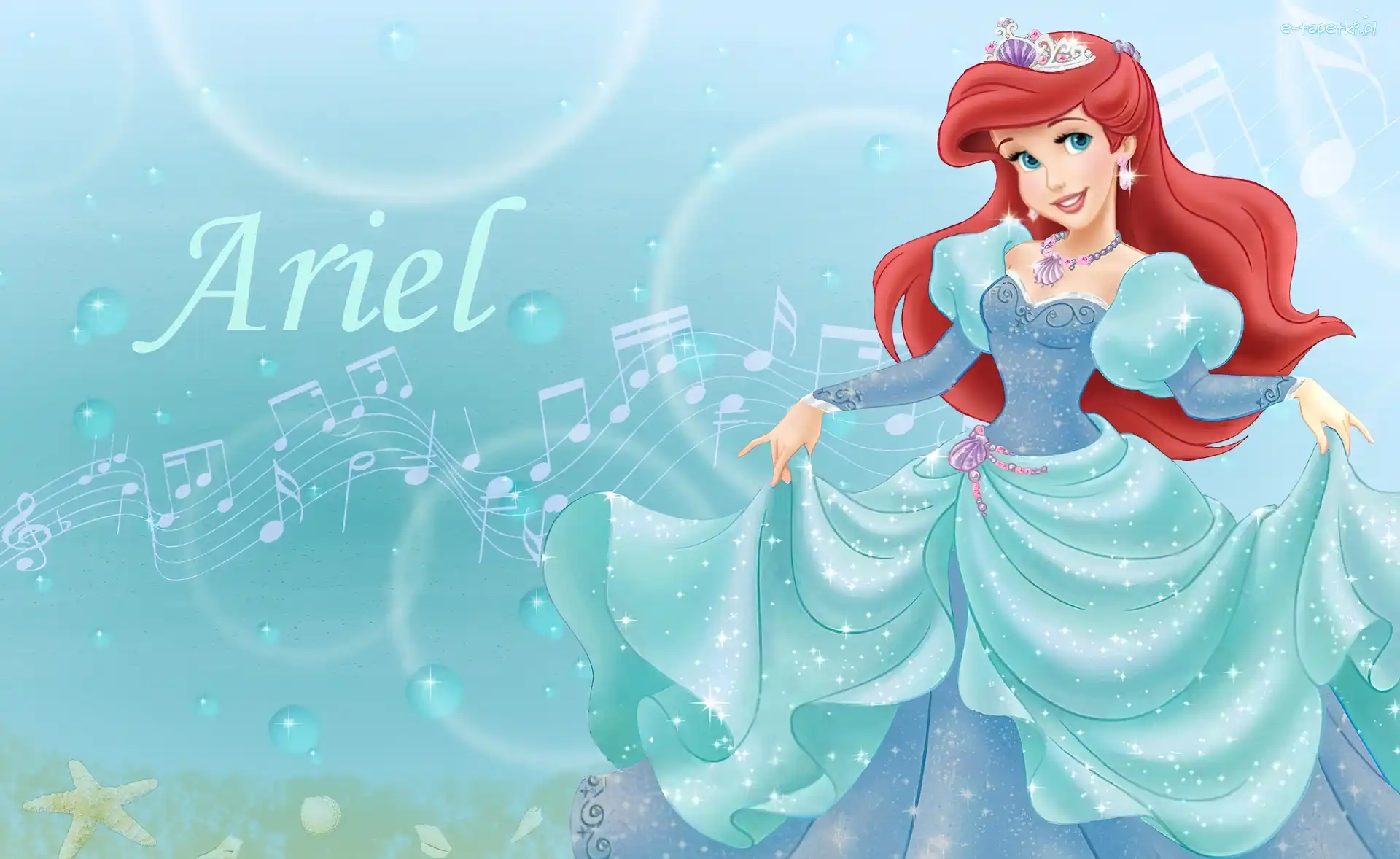 The Little Mermaid, Ariel, Księżniczka, Mała Syrenka