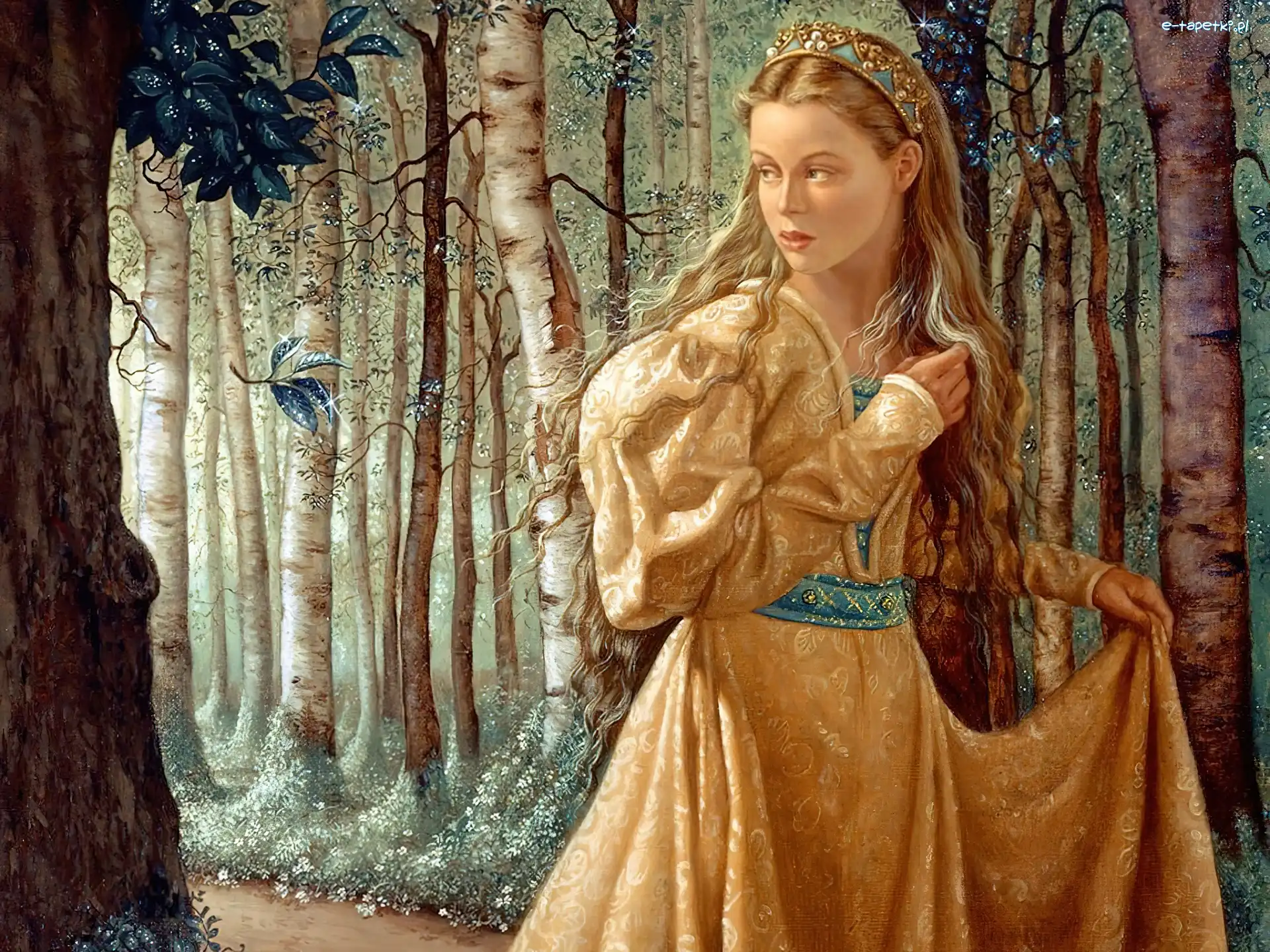 Las, Korona, Kobieta