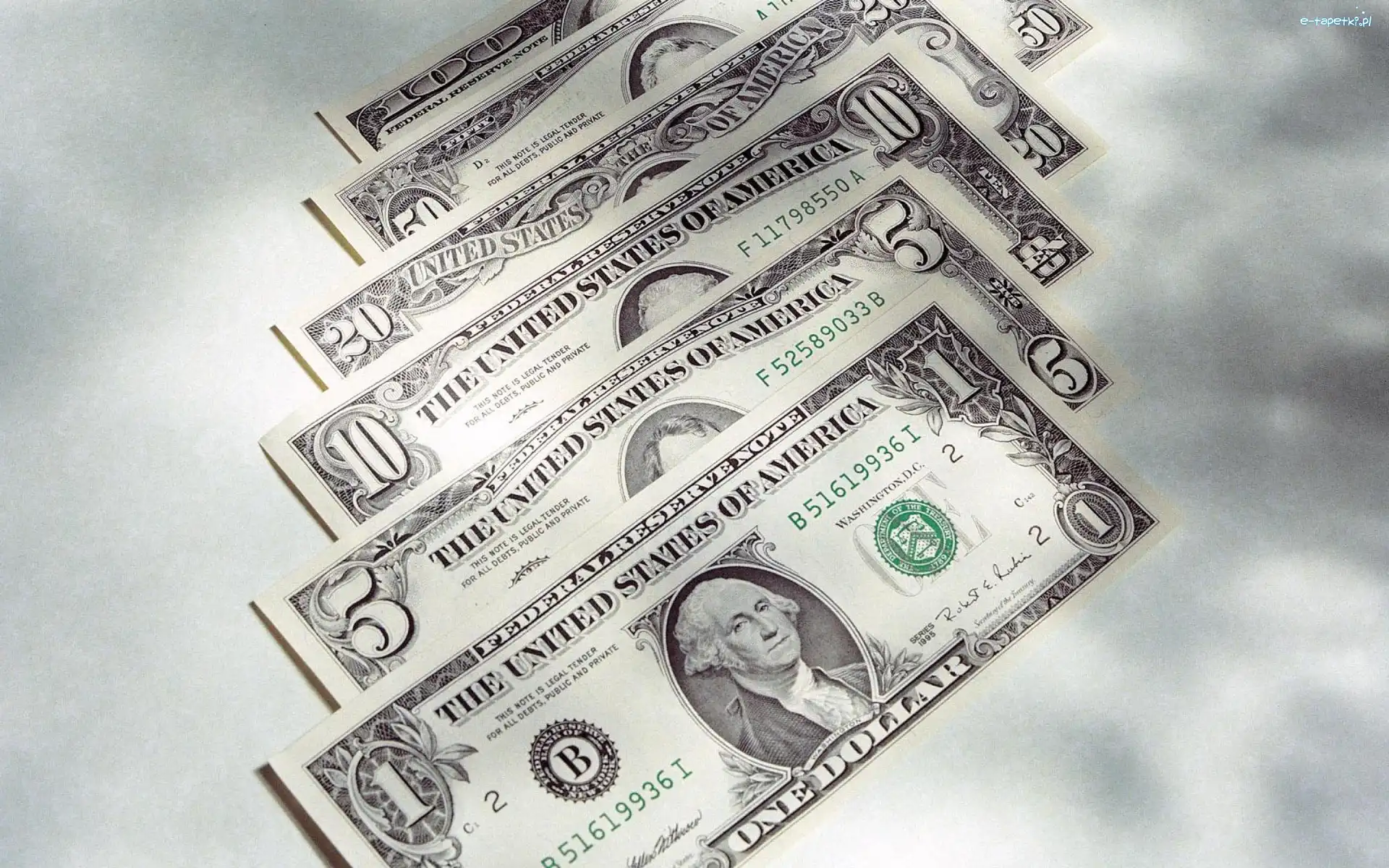 Dolary, Banknoty